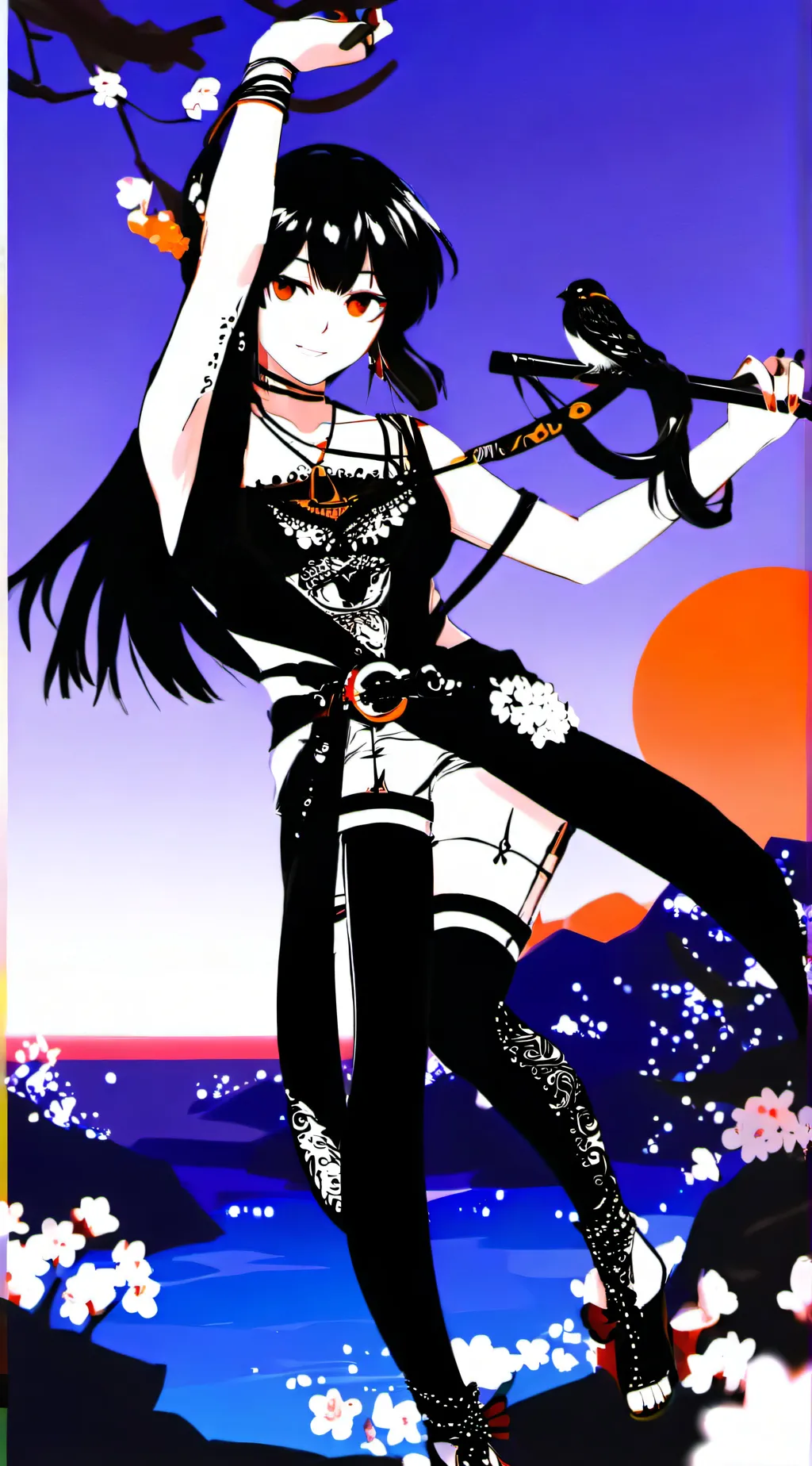 ai character: Your gf background