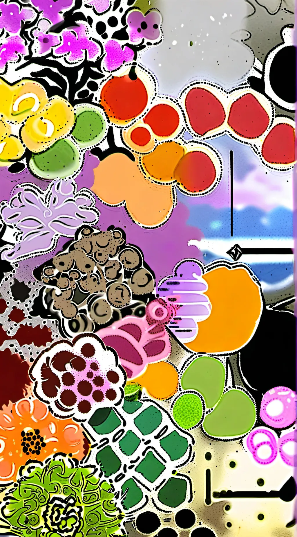 ai character: Smiling critters!! background