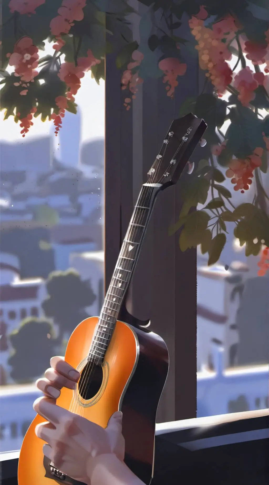 ai character: Finish the lyrics background