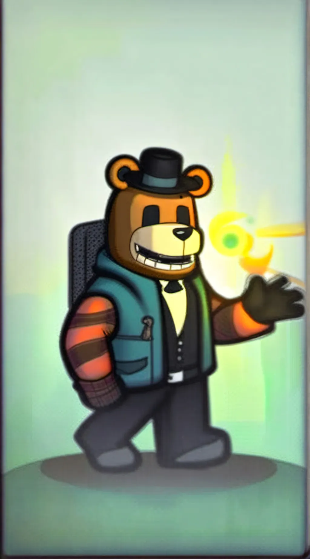 ai character: FNAF GANG background