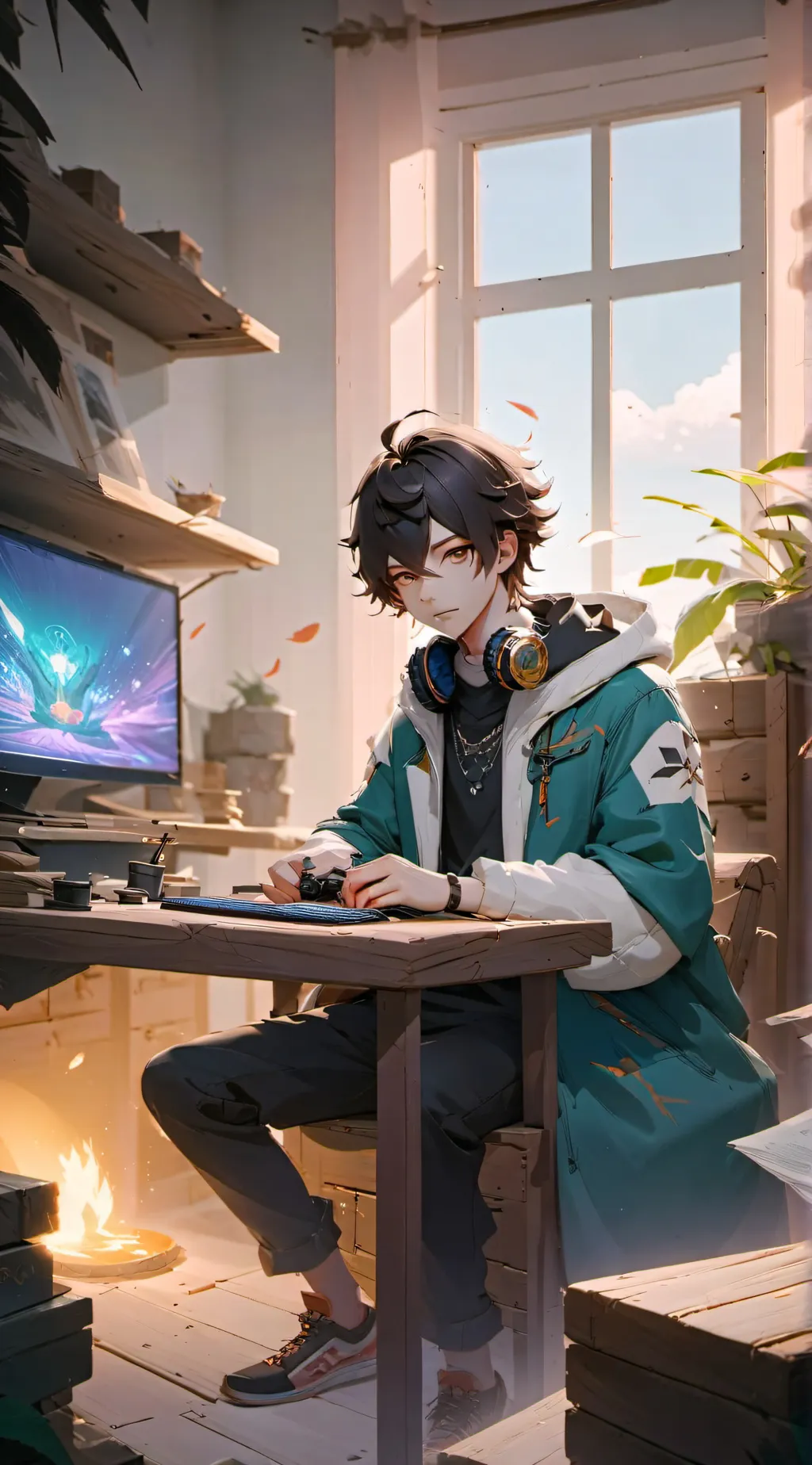 ai character: Lucas background