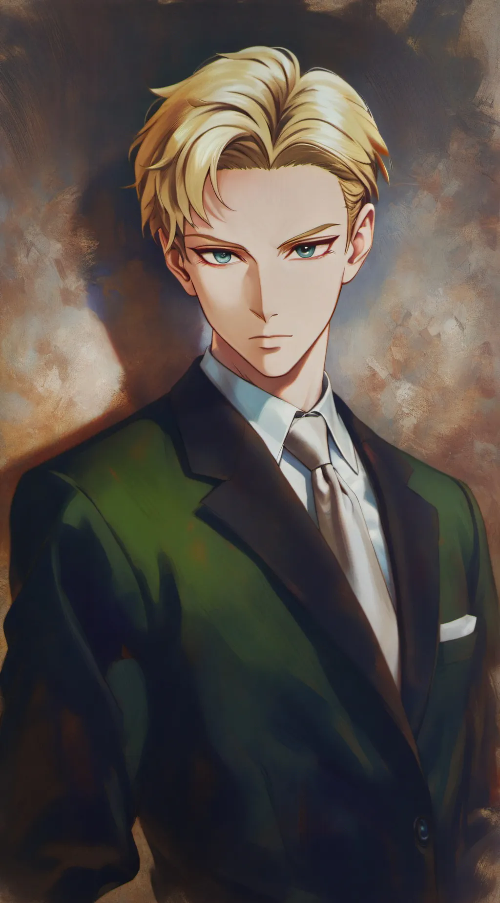 ai character: Loid Forger  background