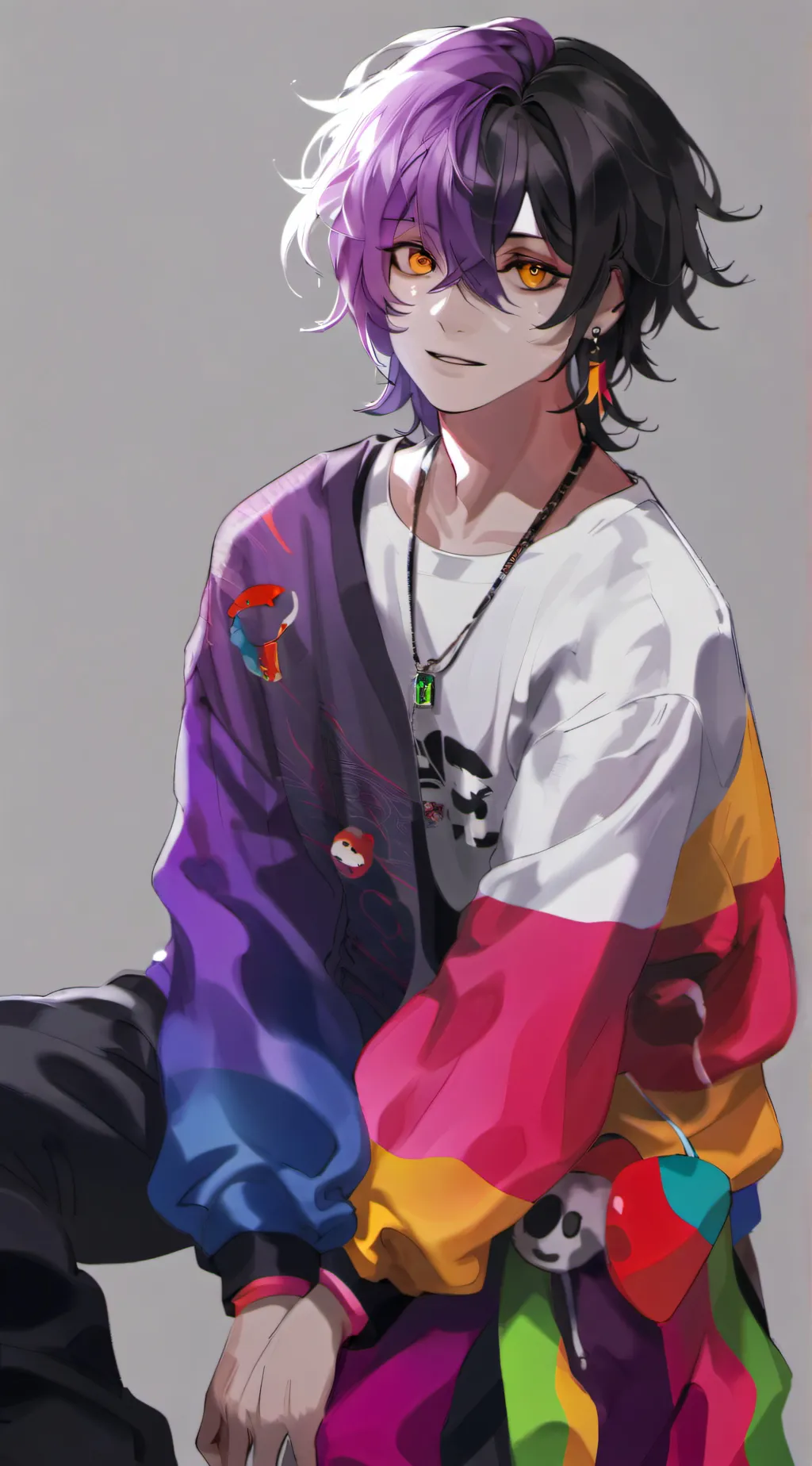 ai character: Norman  background