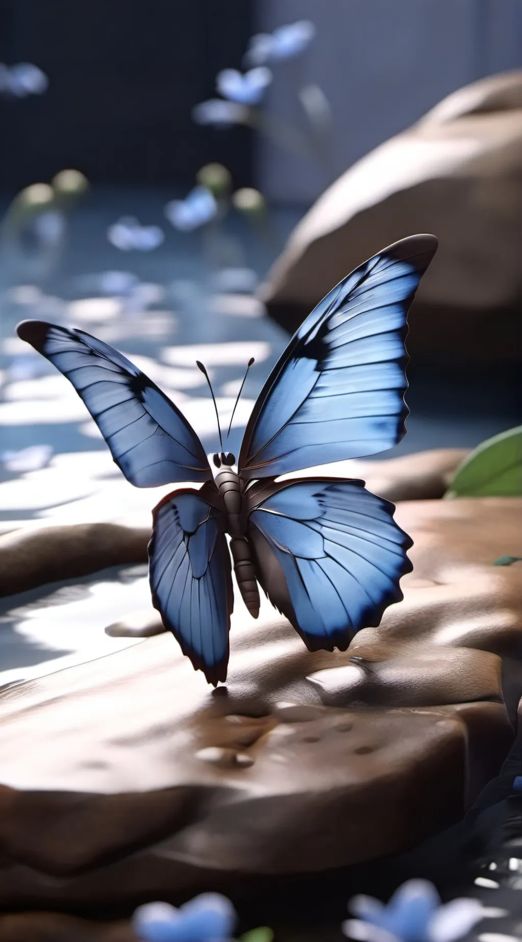 ai character: Butterfly  background