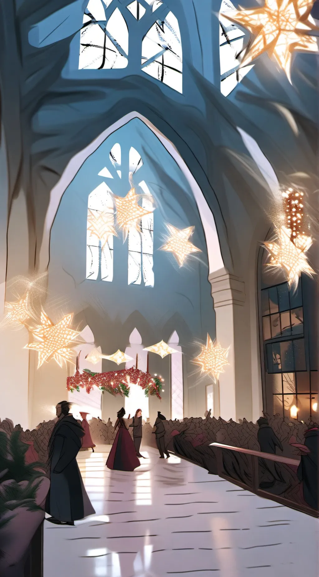 ai character: Yule Ball💃🕺 background