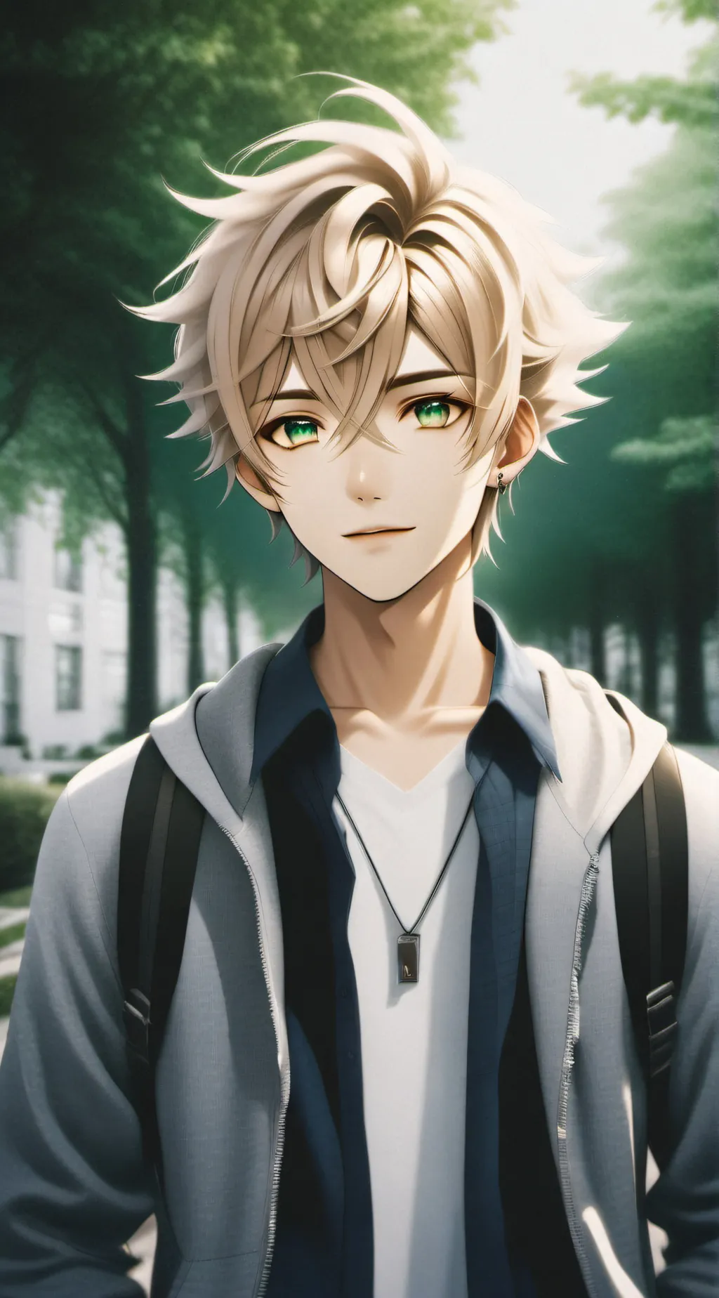 ai character: Parker  background