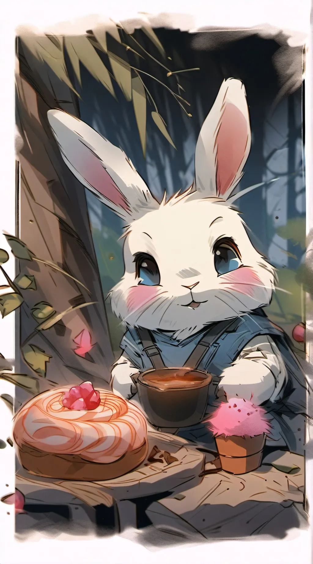 ai character: Cinnamroll background