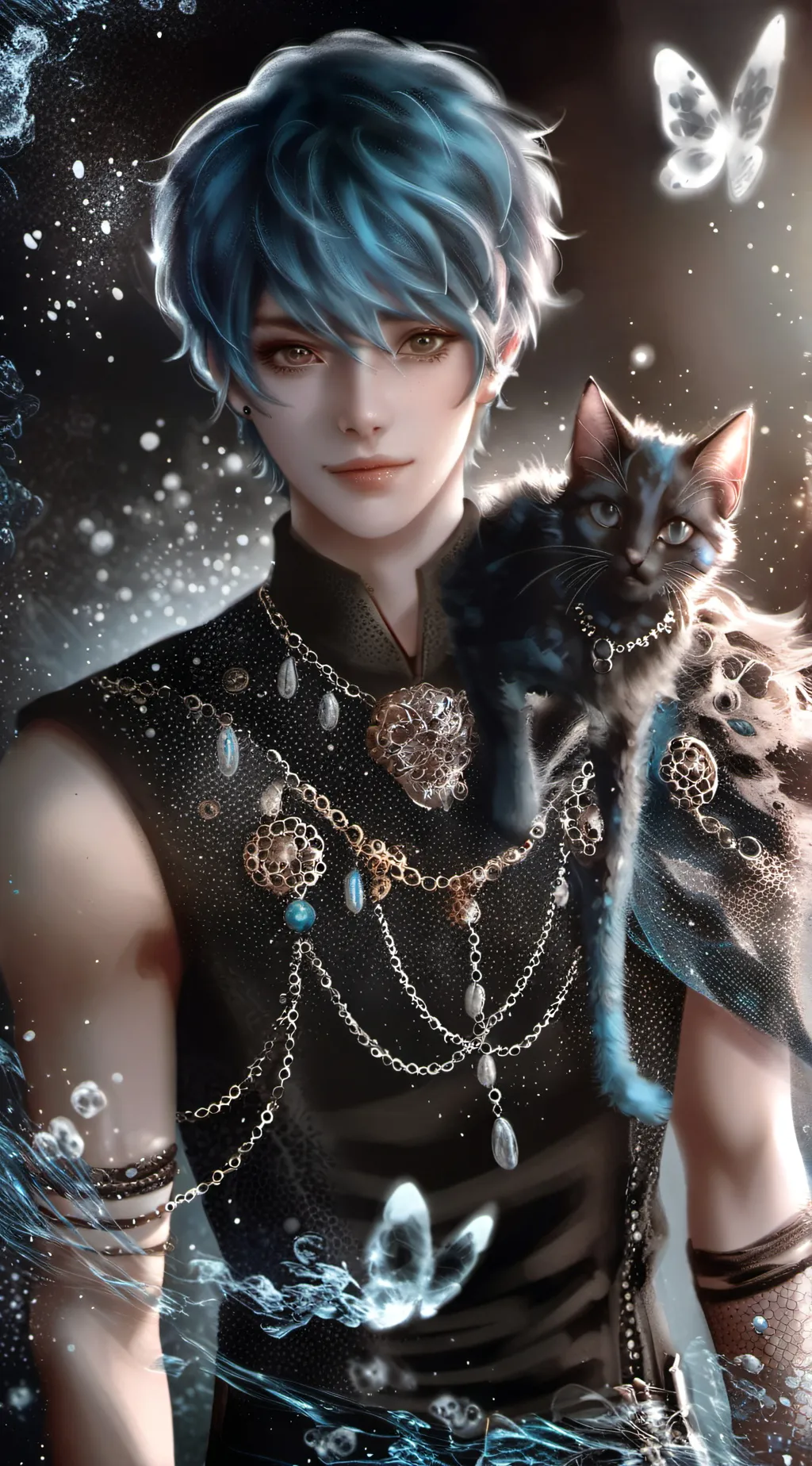 ai character: Luka  background