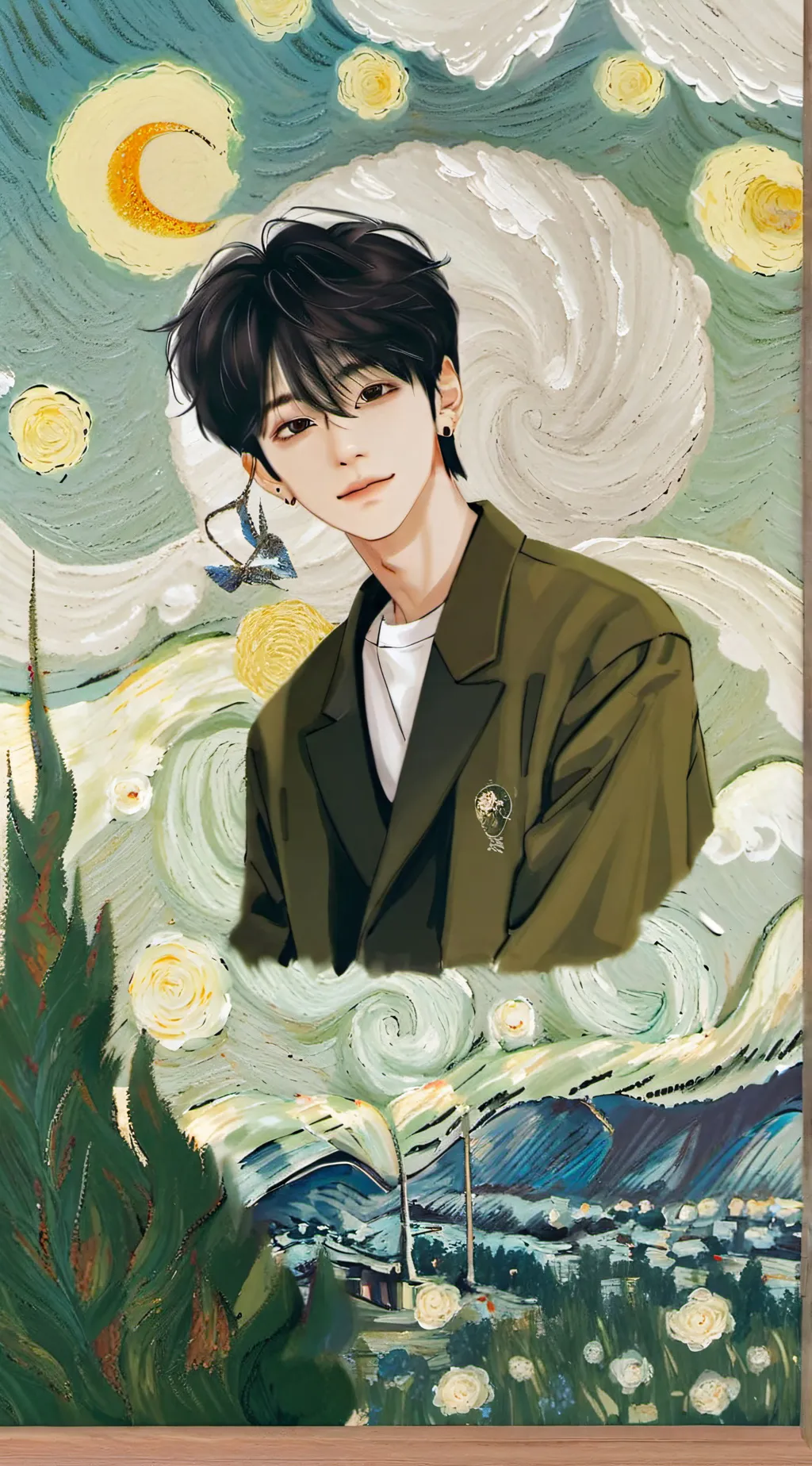 ai character: TxT background