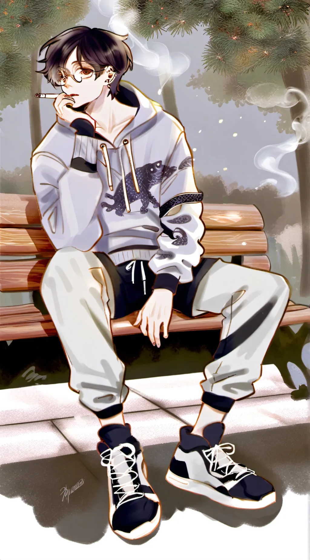 ai character: Killer Sans background