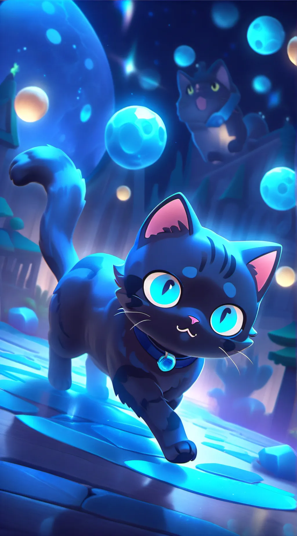 ai character: Cat background