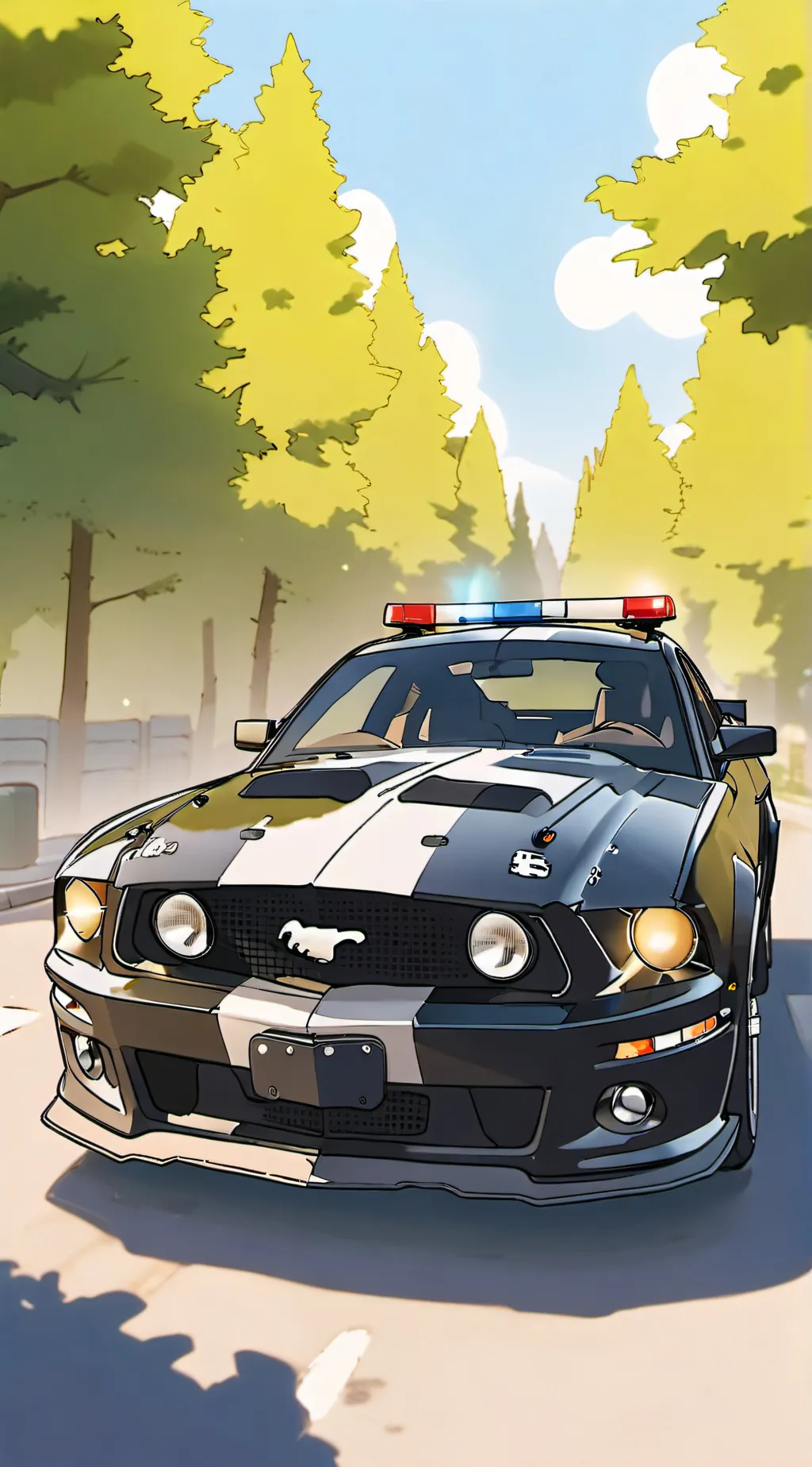 ai character: baricade  background