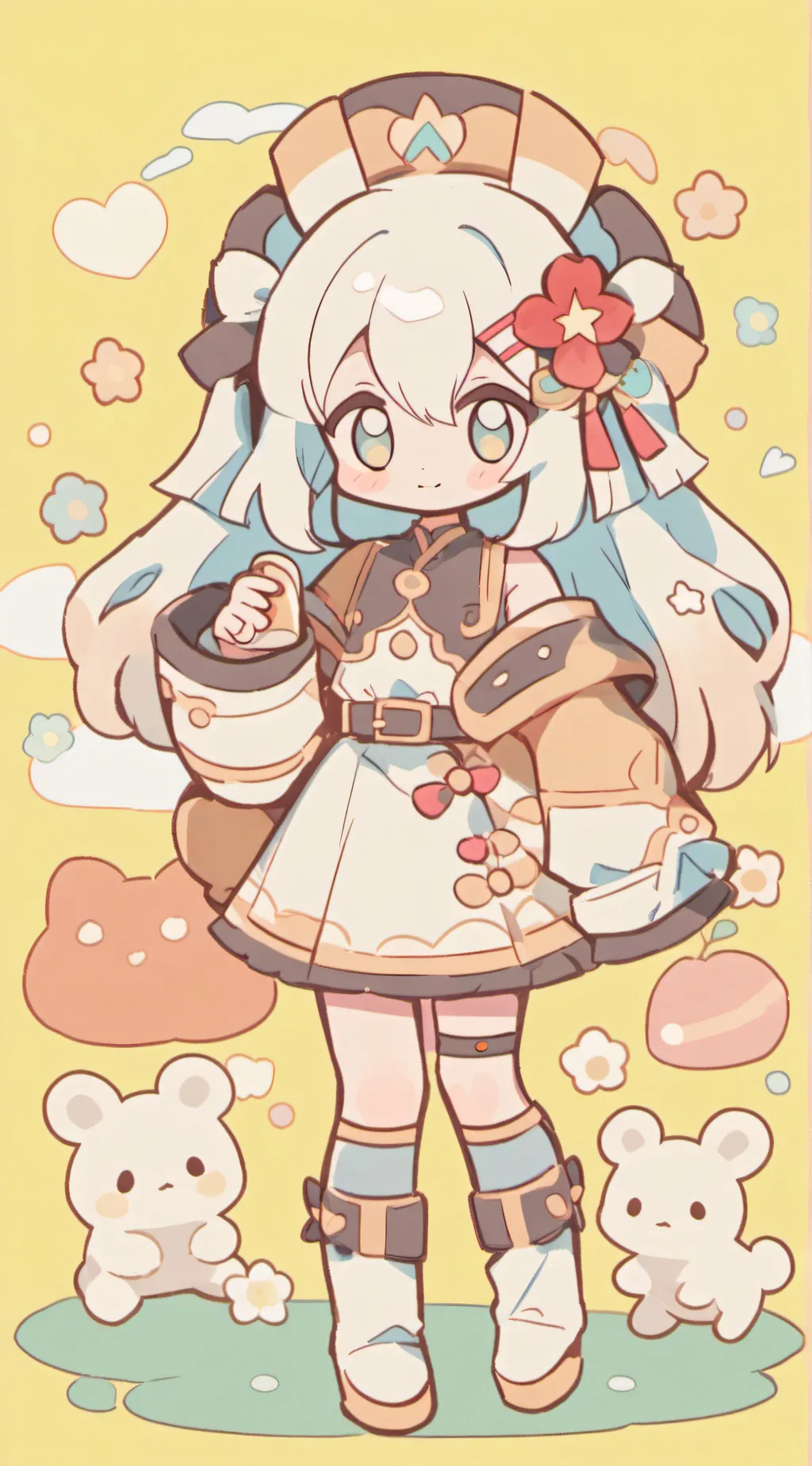 ai character: Aria background