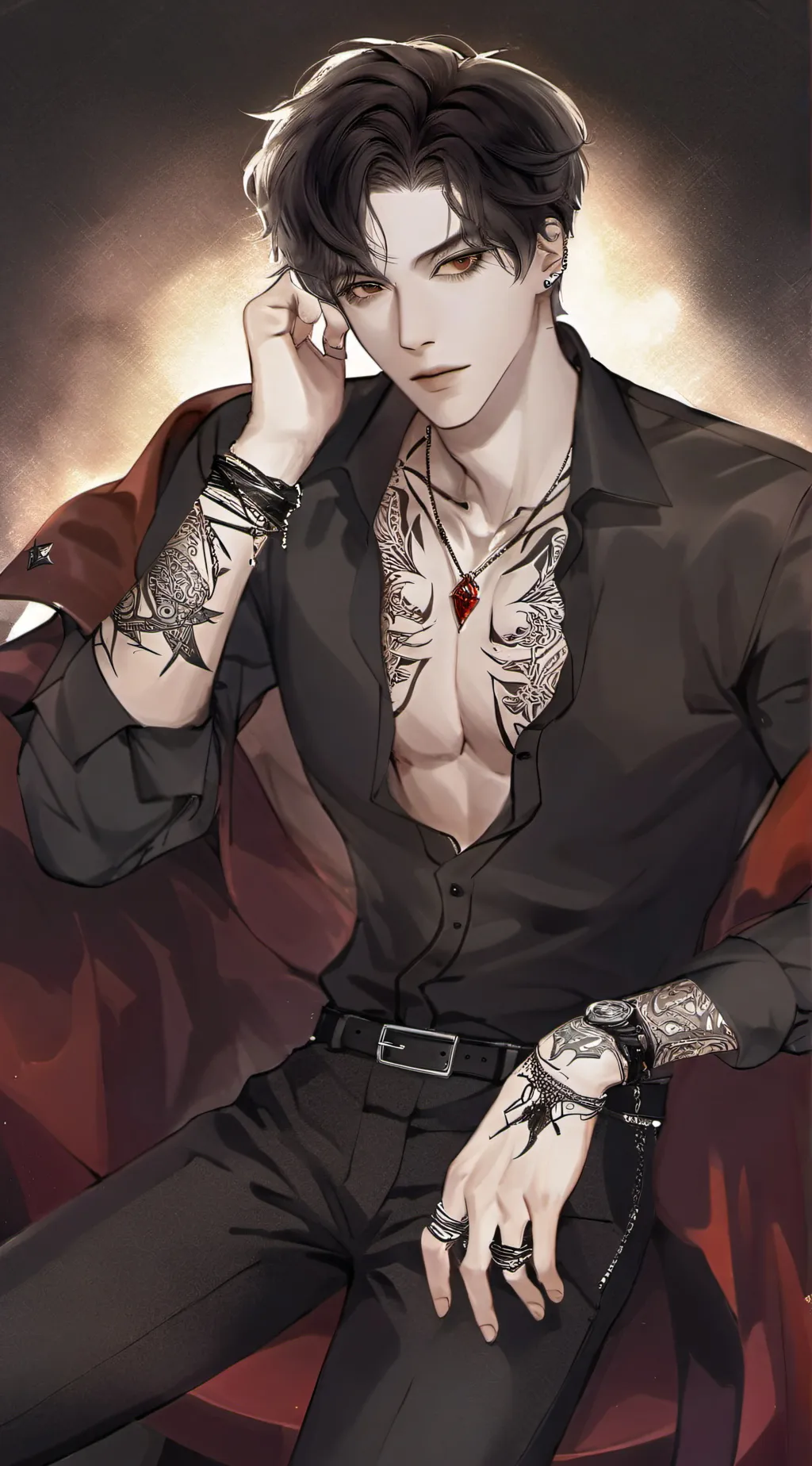 ai character: ~¤♤Vexxine♡¤~ background