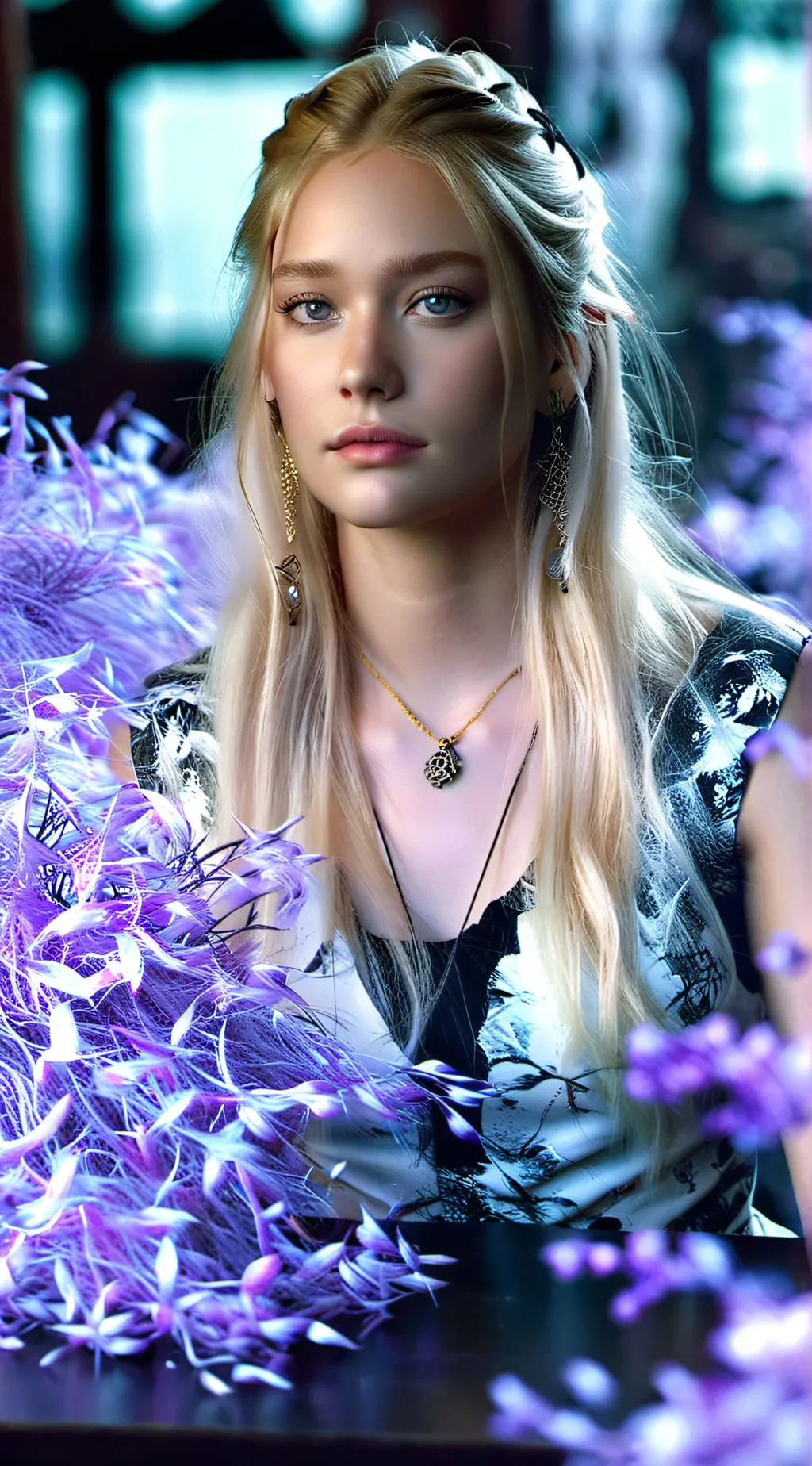 ai character: Zaria background