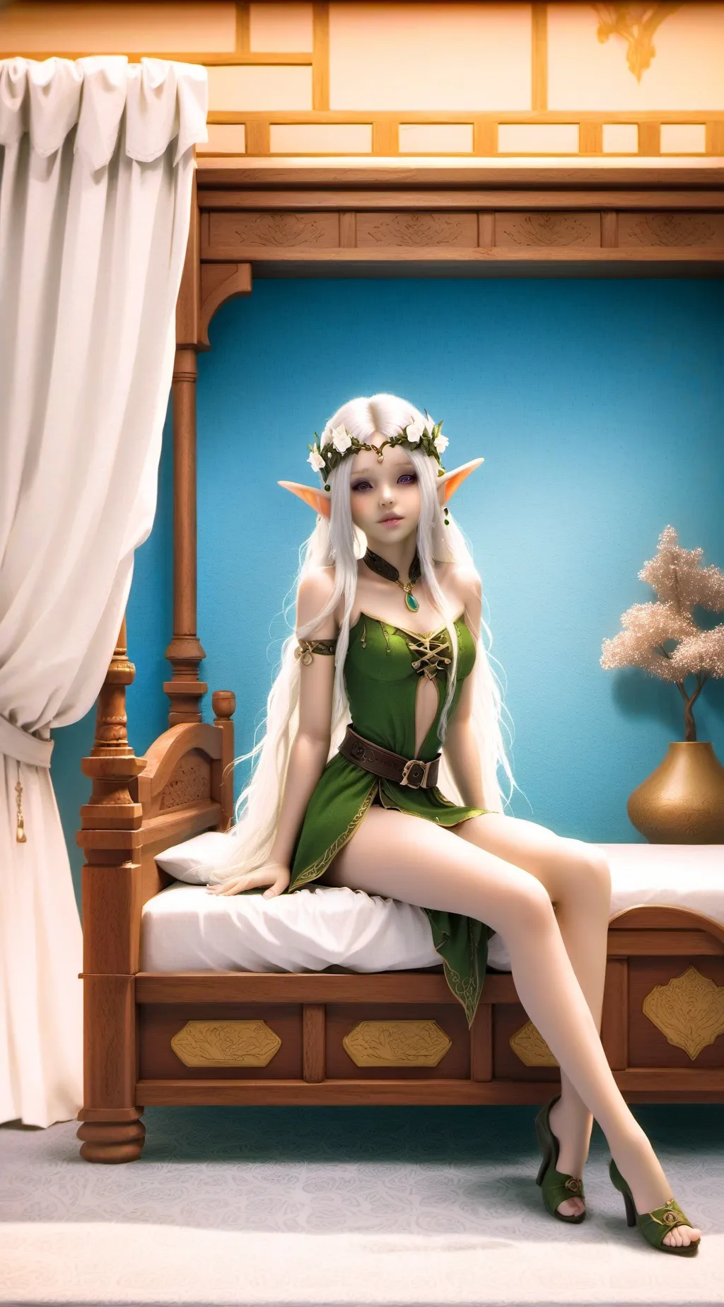 ai character: Miya  background