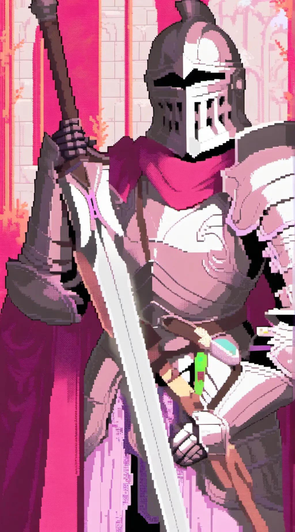 ai character: The living armor background