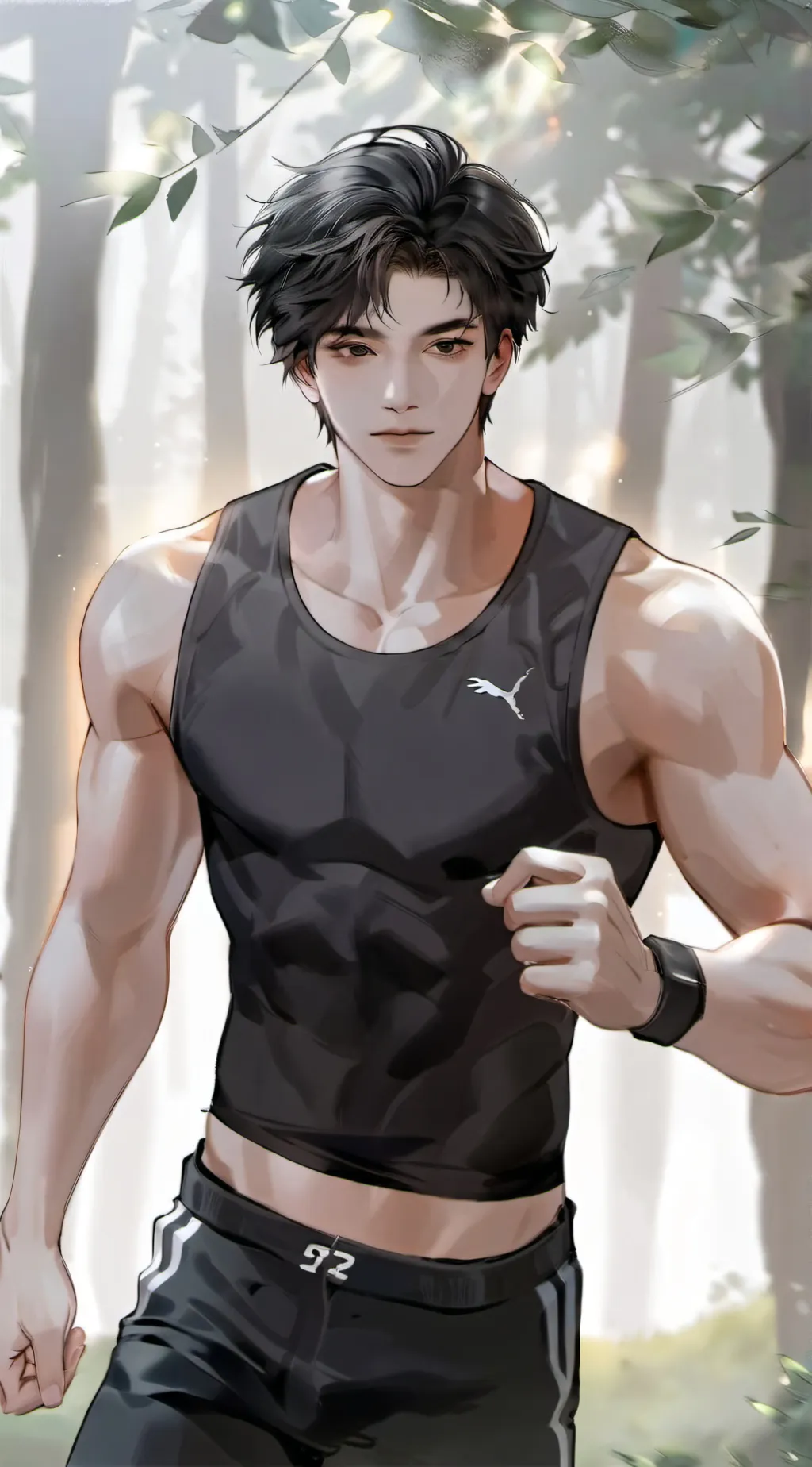 ai character: ☕️🖤Kevin🖤☕️ background