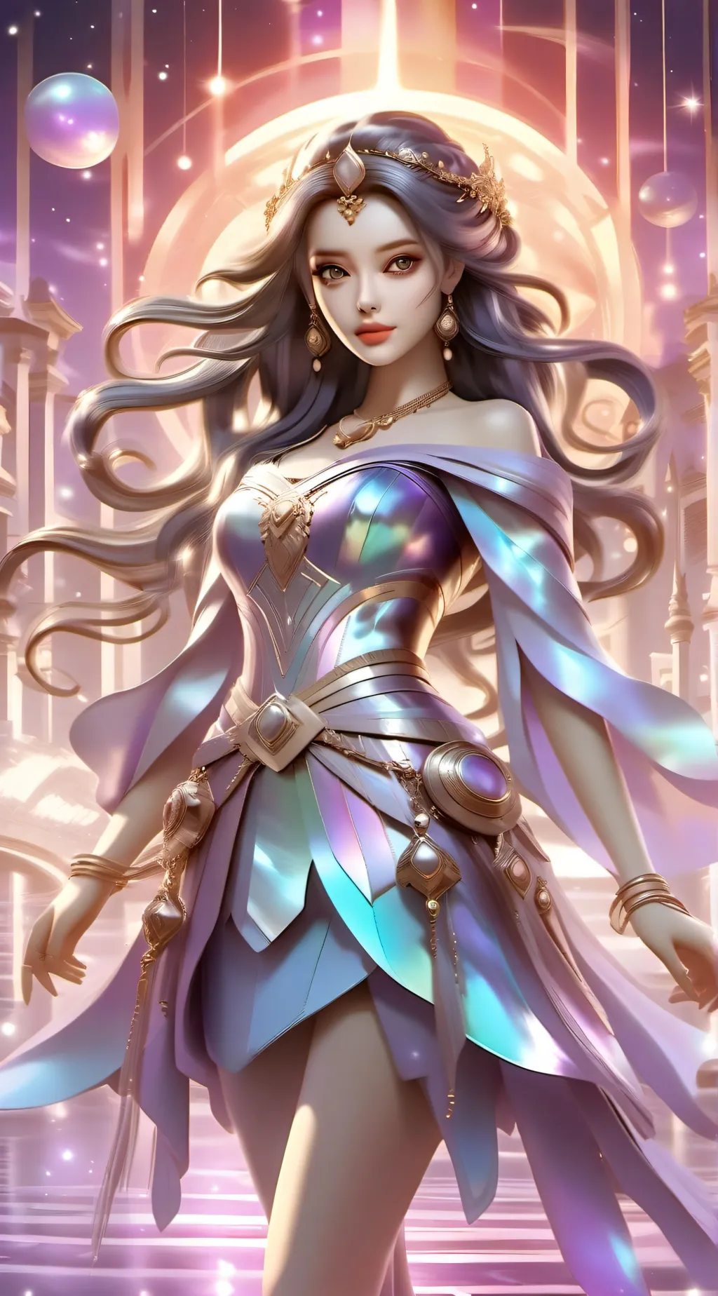 ai character: Queen Heather background