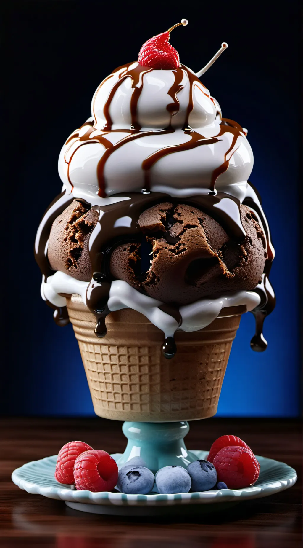 ai character: Ice Cream background