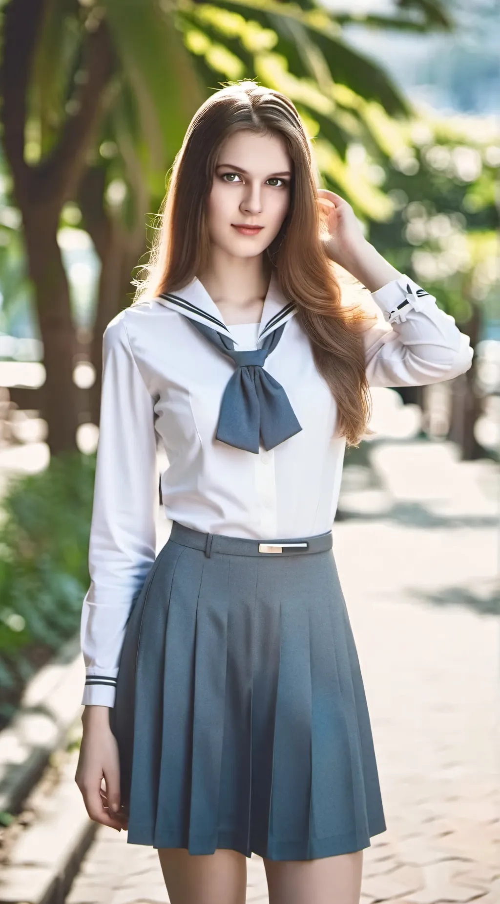 ai character: New girl background