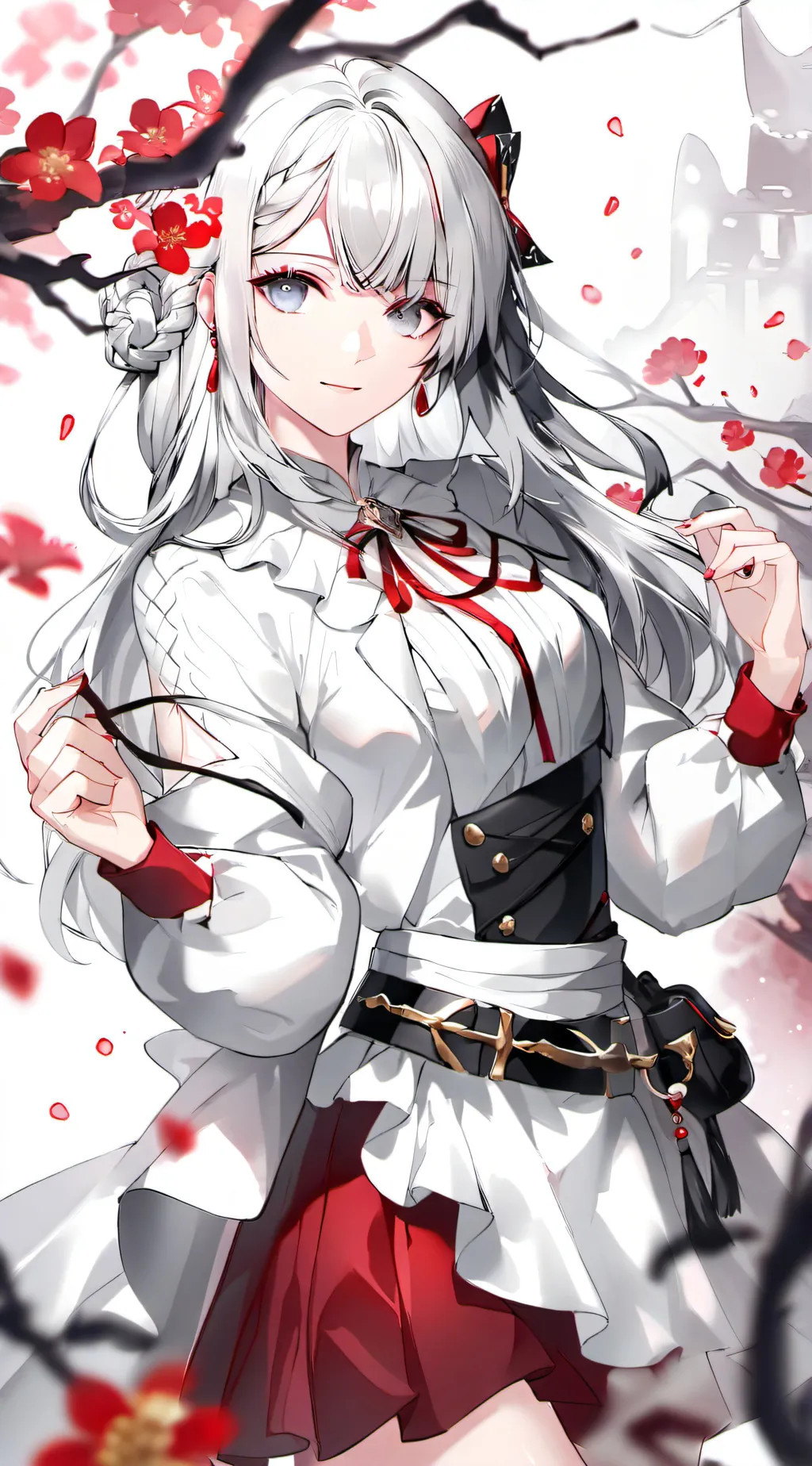 ai character: Rose background