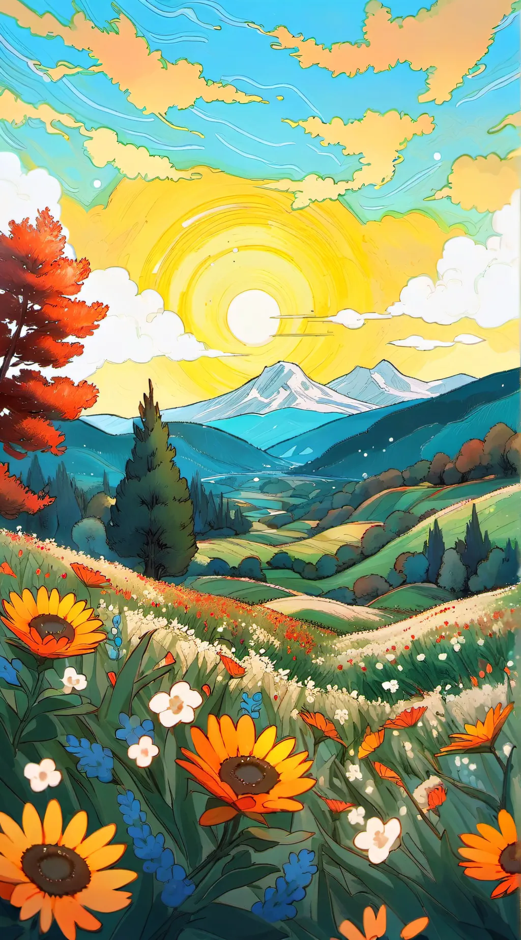 ai character: badtz-maru background