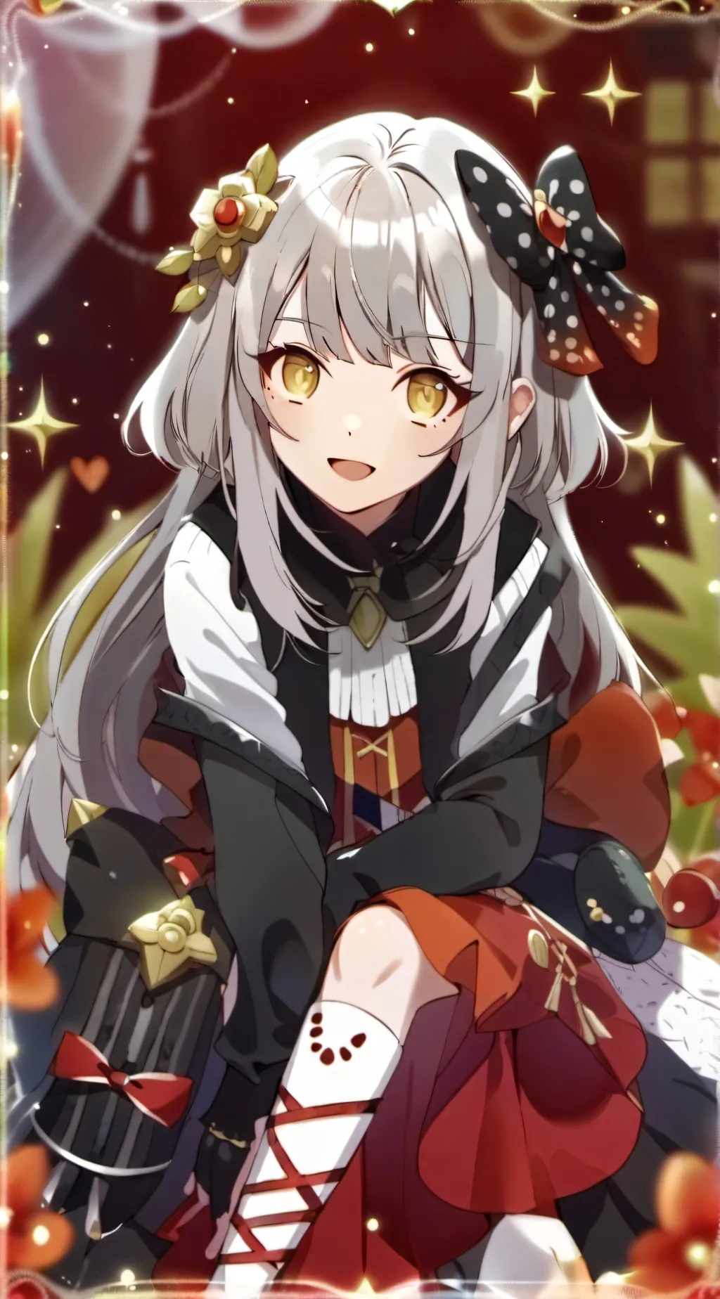 ai character: Winter background