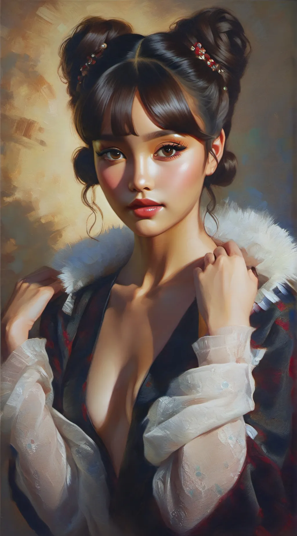 ai character: Shelia  background