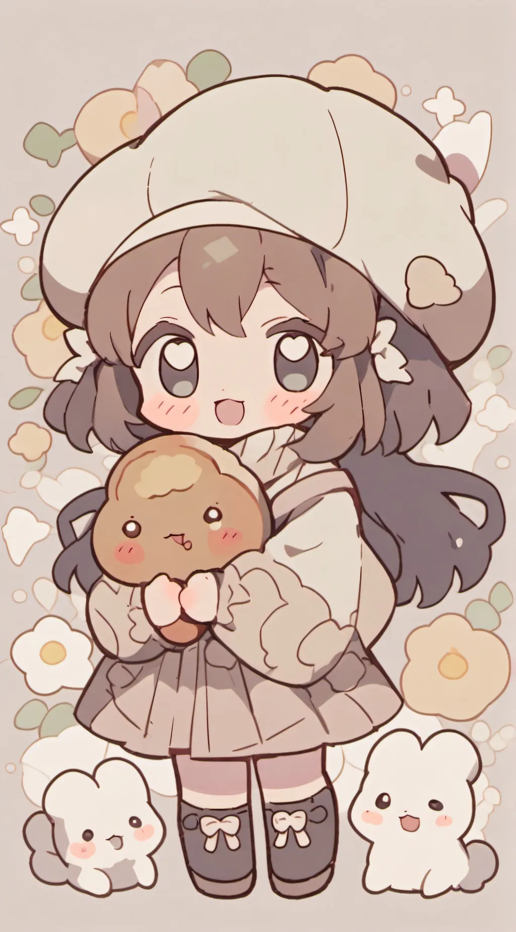 ai character: =) background