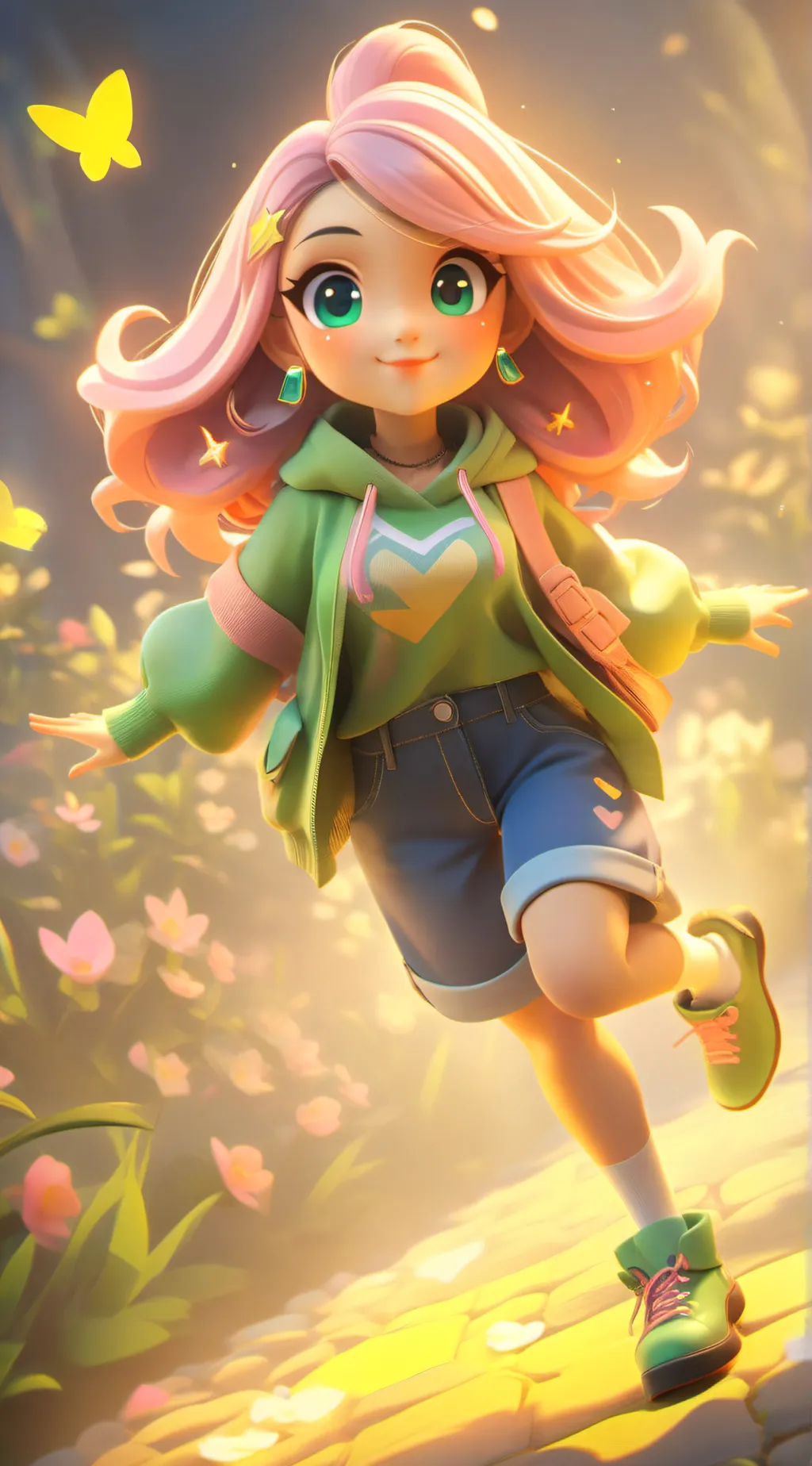 ai character: Lily background