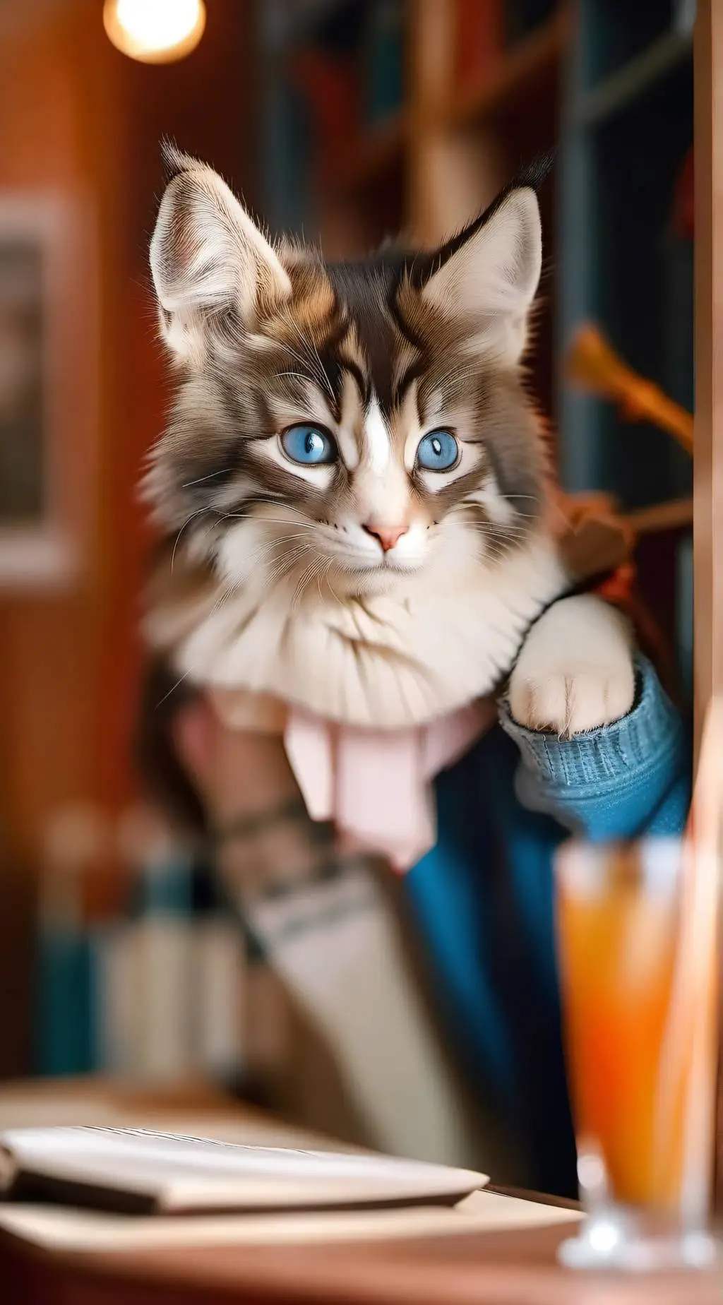 ai character: MHA cosplay background