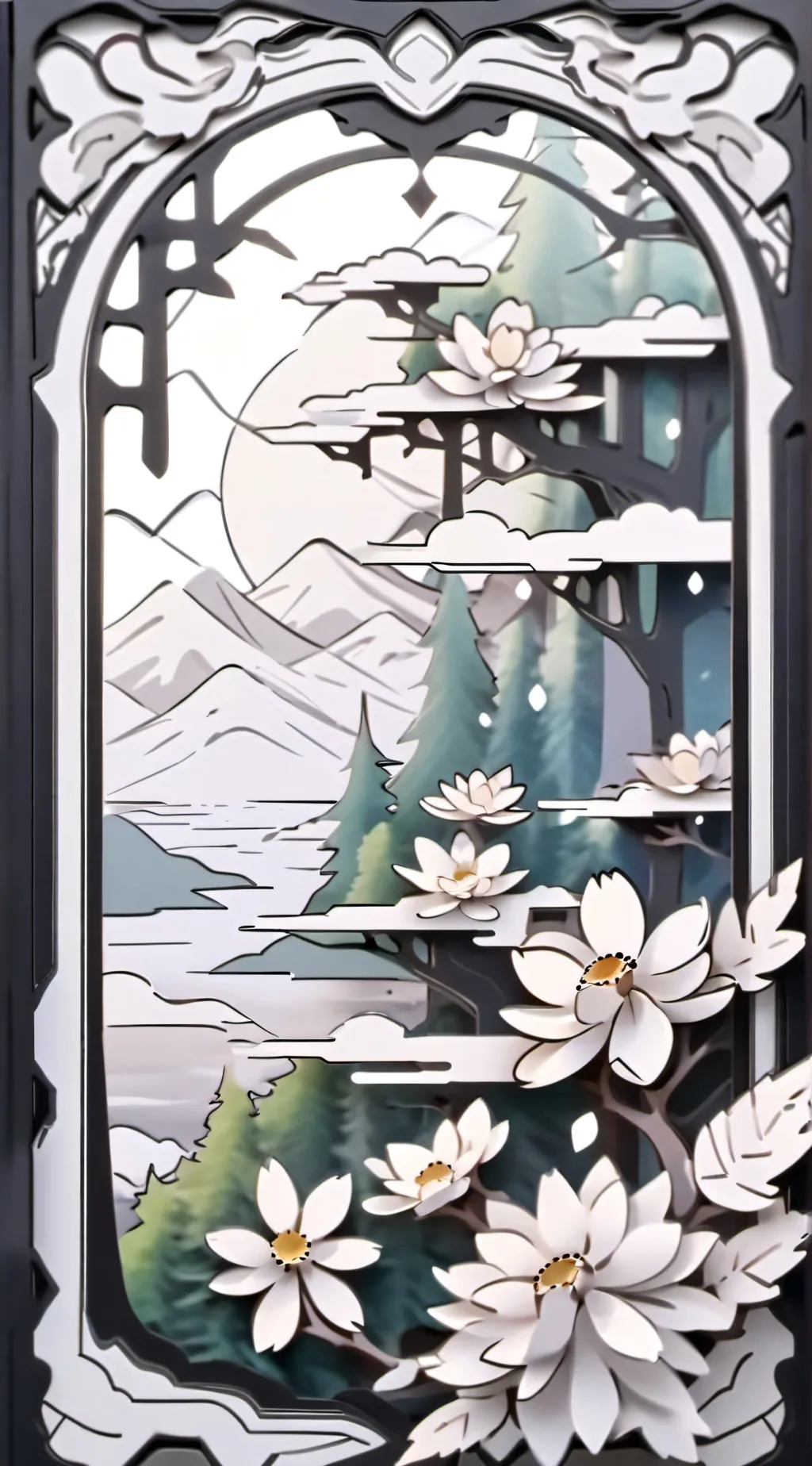 ai character: HH stuck in box background