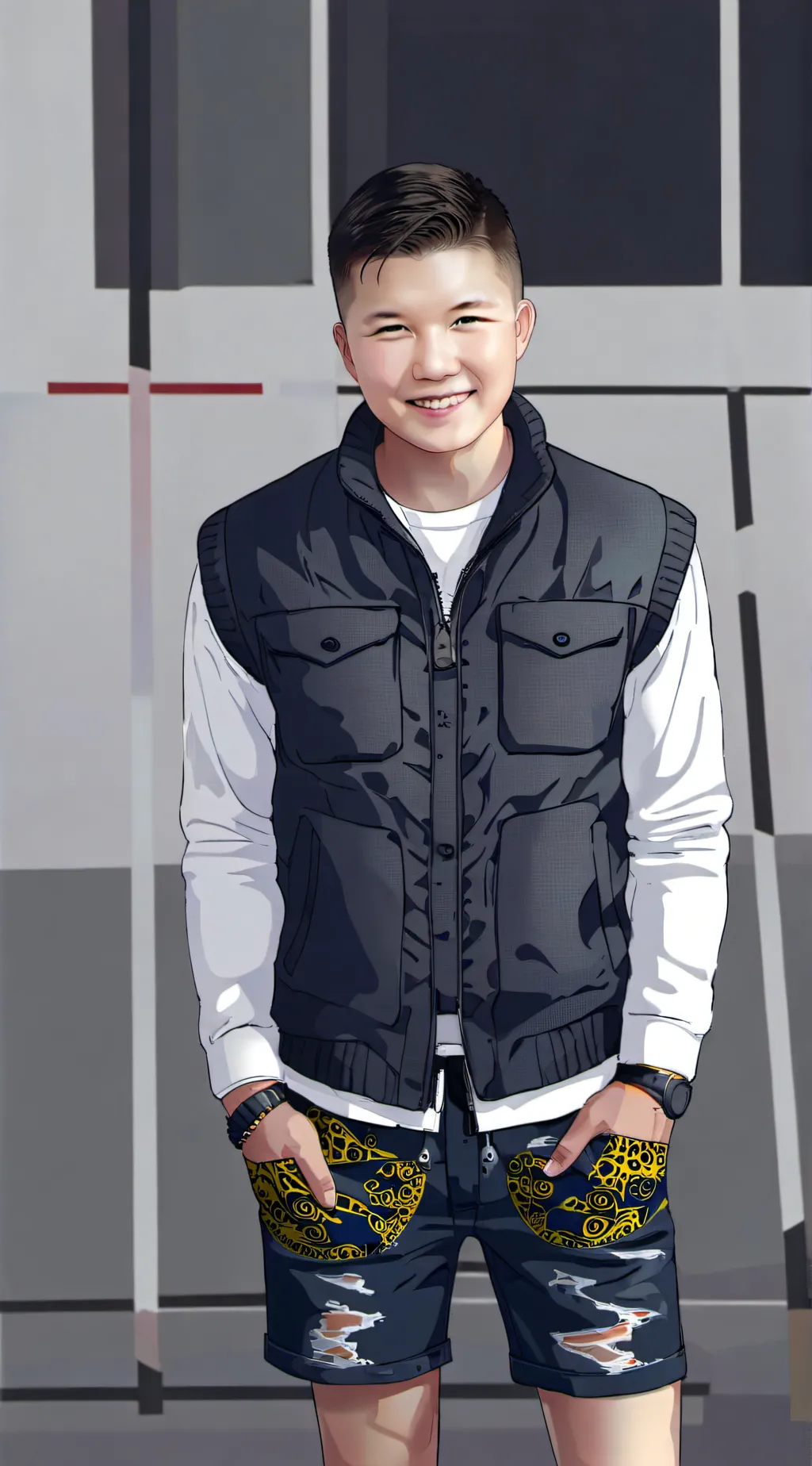 ai character: Ognjen Batu Andzic background