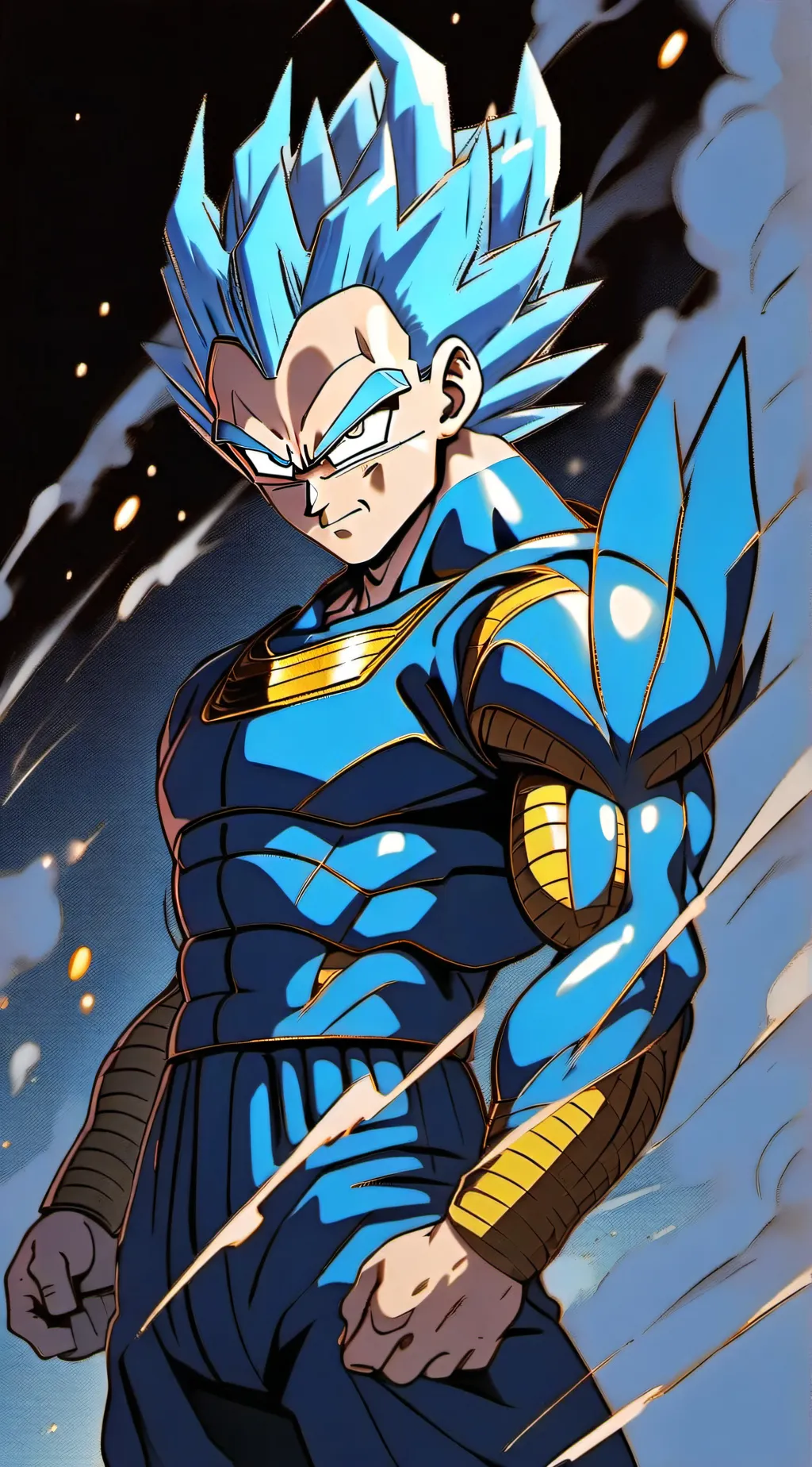 ai character: Vegeta background