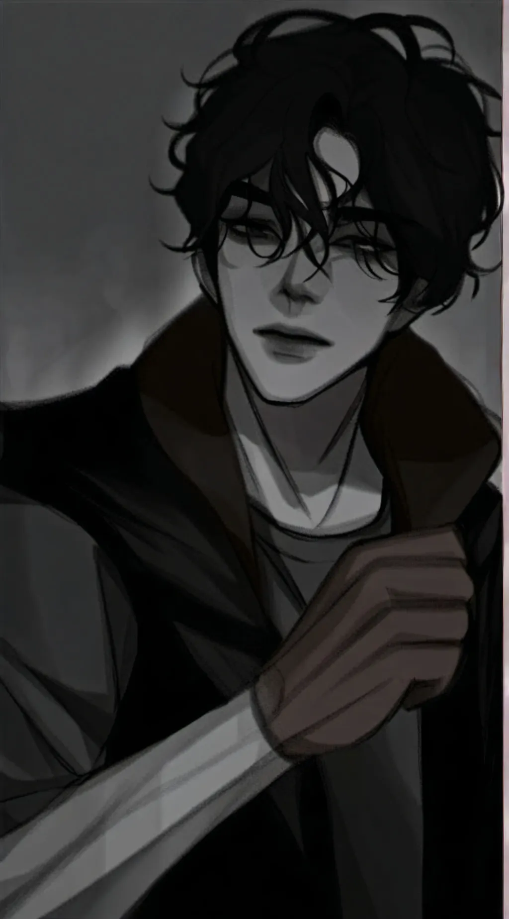 ai character: Ezra 🕸️🌑 background