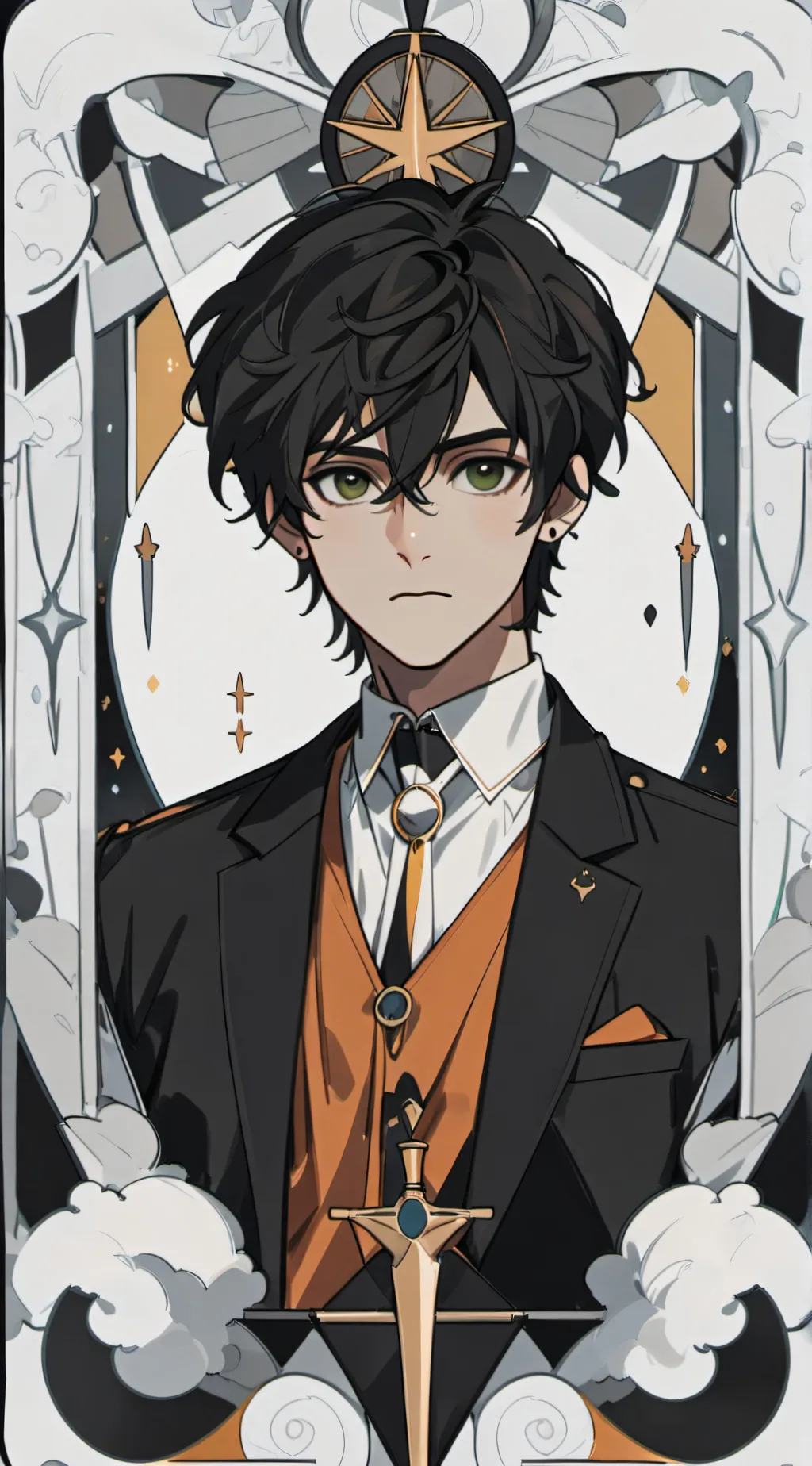 ai character: Nico di angelo  background