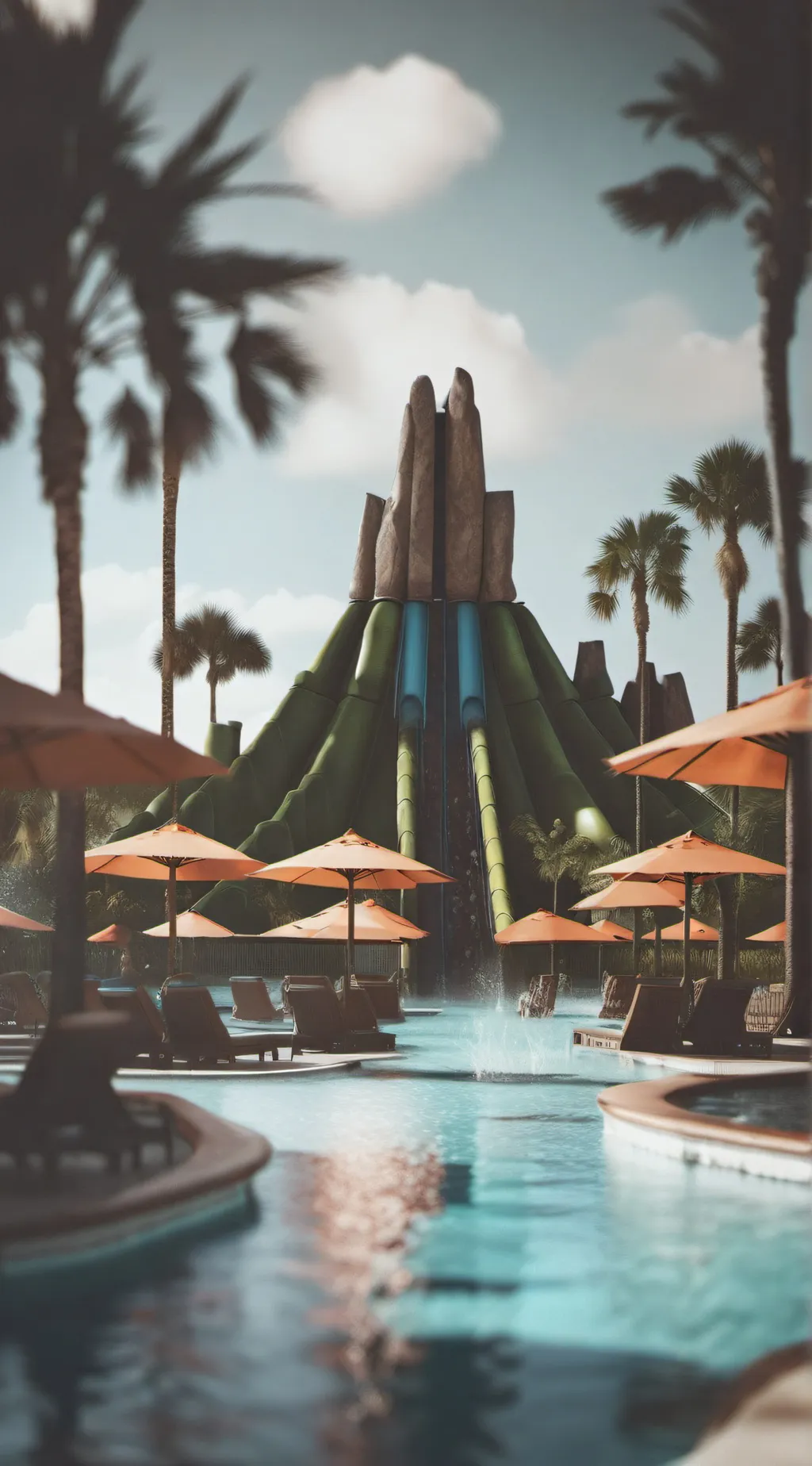 ai character: MHA VOLCANO BAY! background