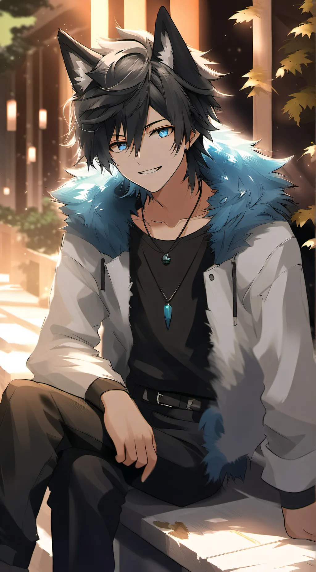 ai character: justin background