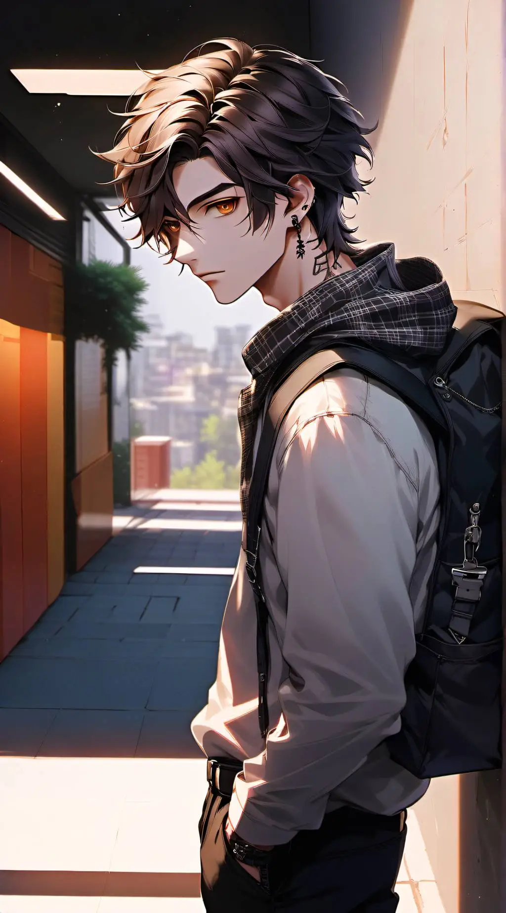 ai character: Leo background