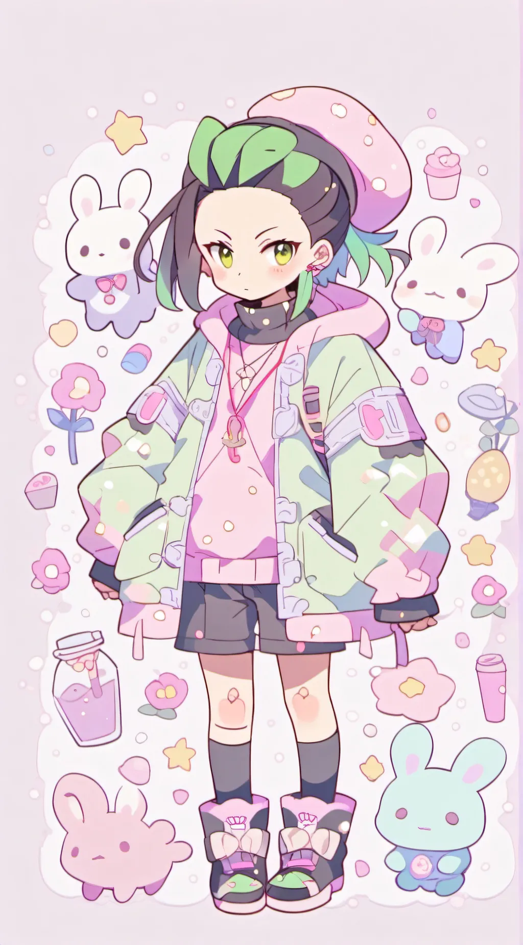 ai character: juice WRLD background