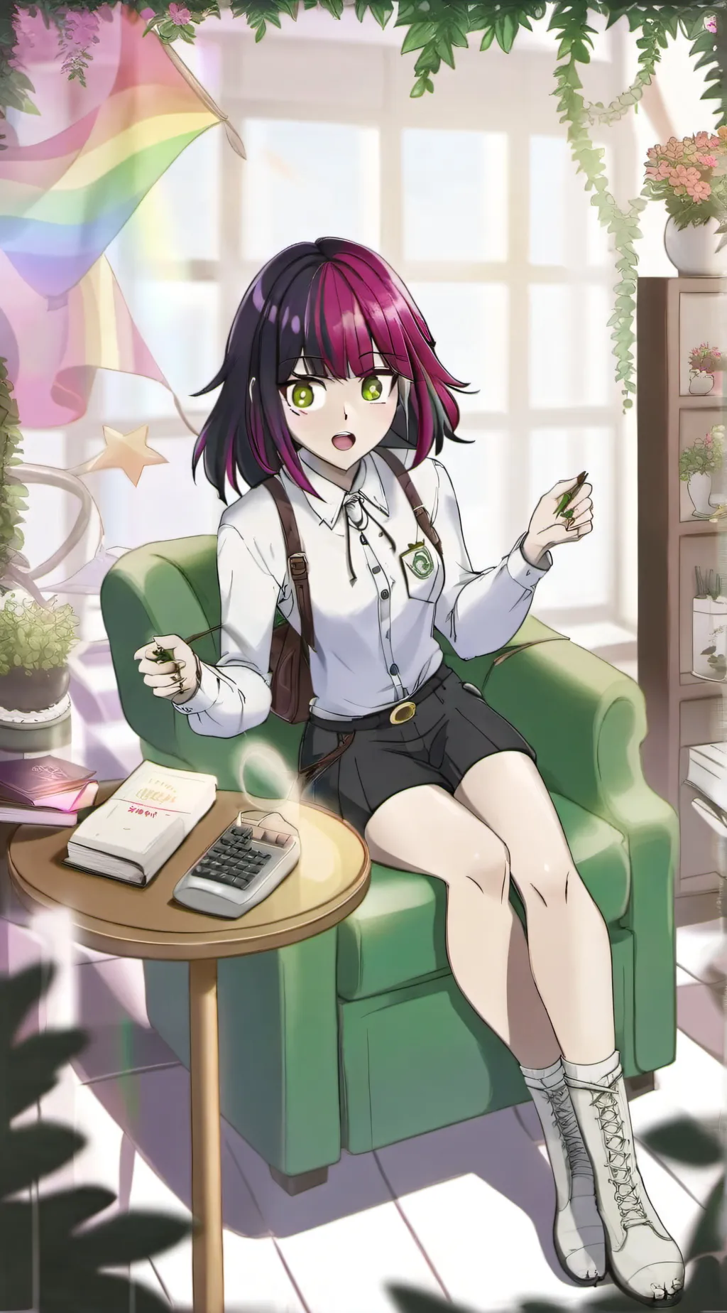 ai character: Ella background