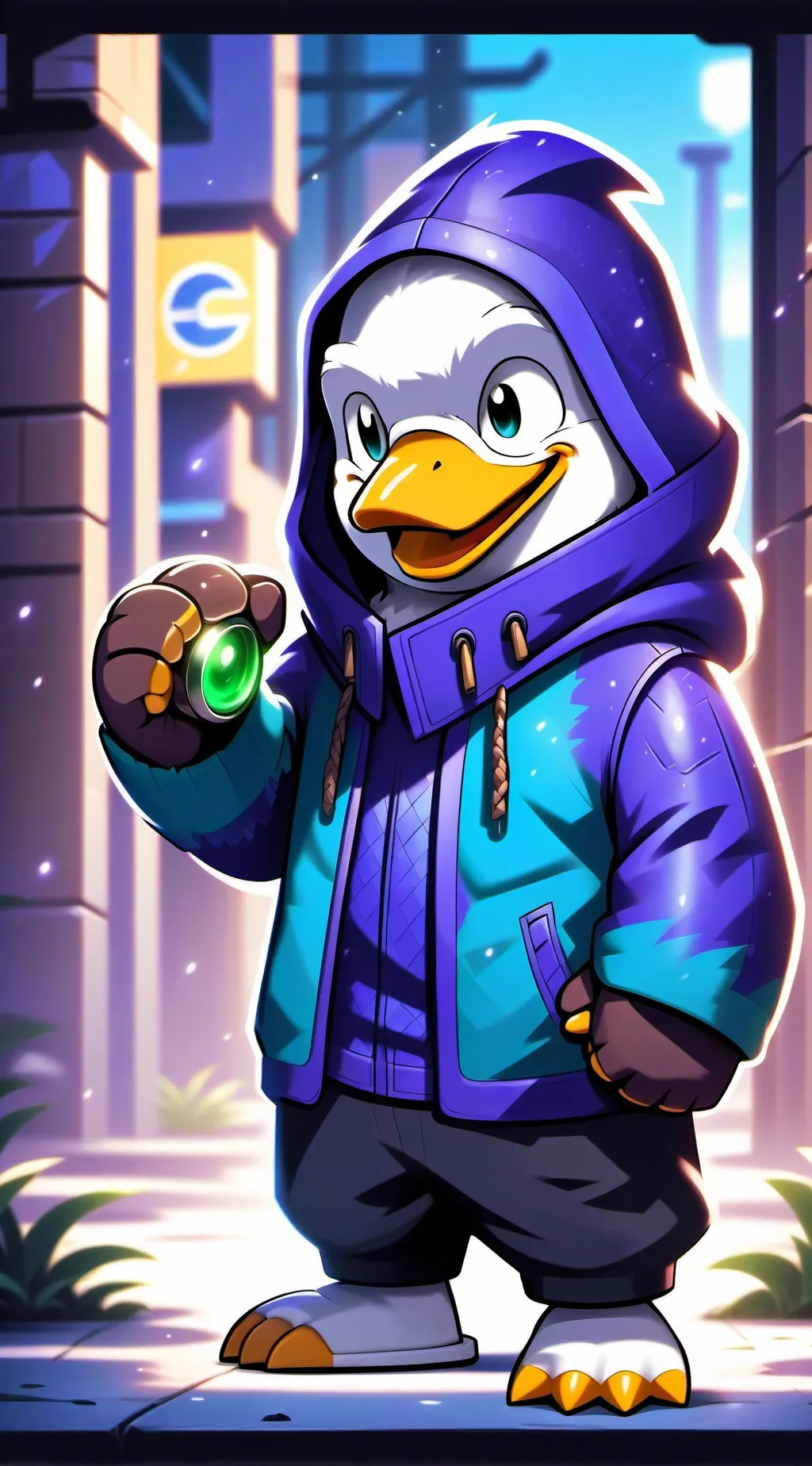 ai character: club penguin sc background