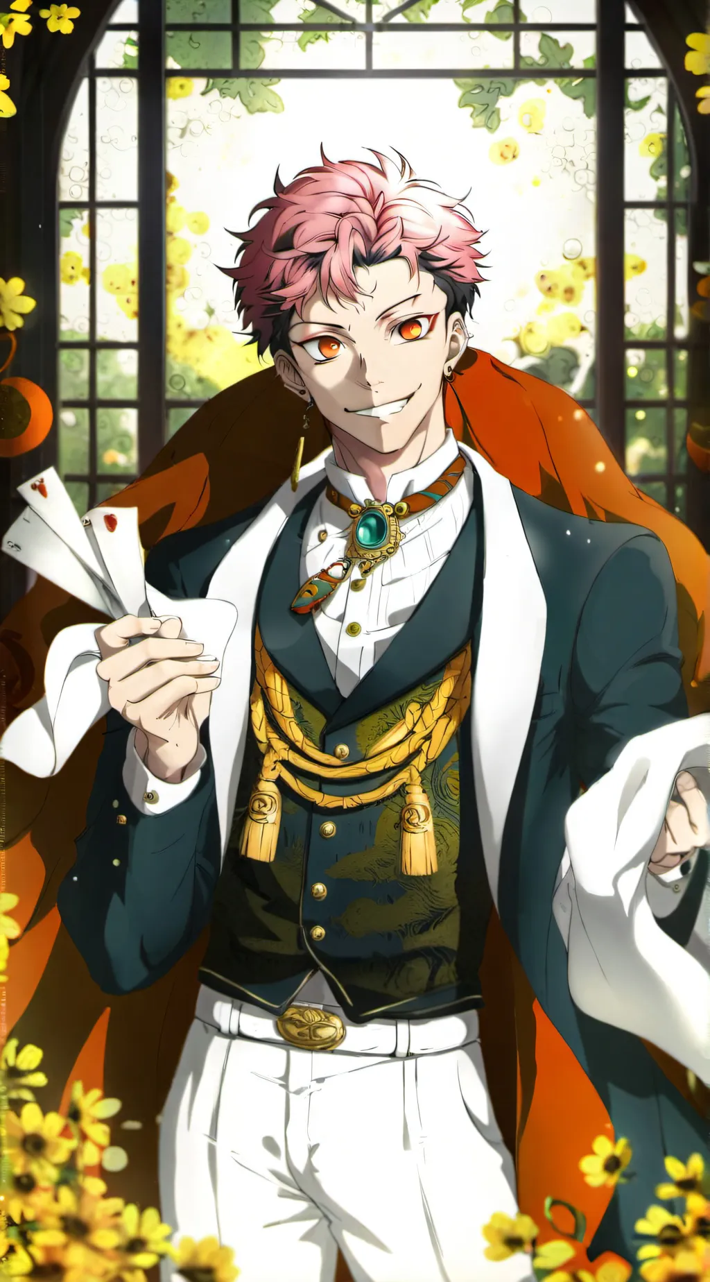 ai character: sky background