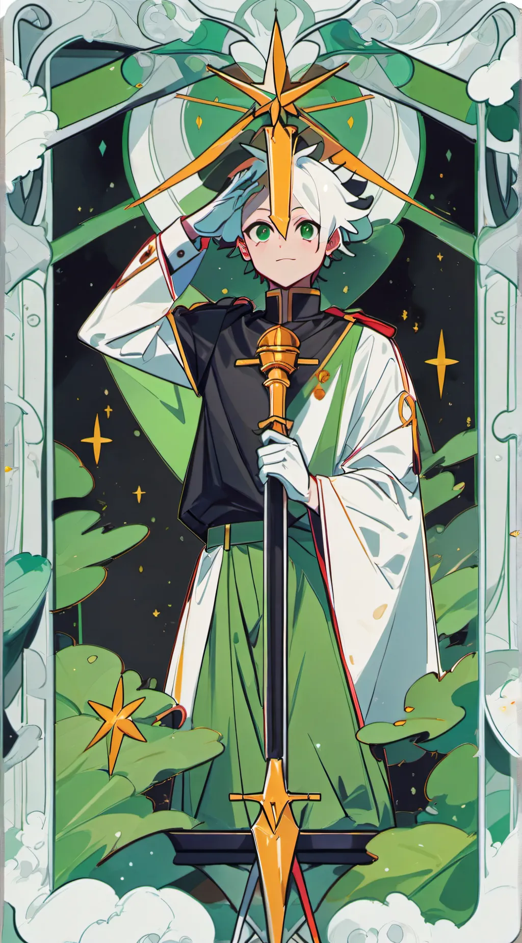 ai character: bakuogo  background