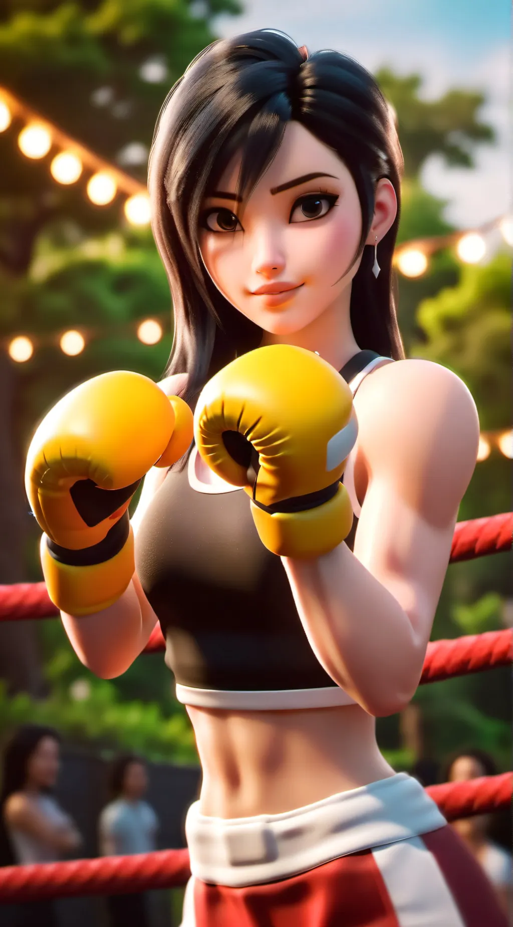 ai character: Tifa background