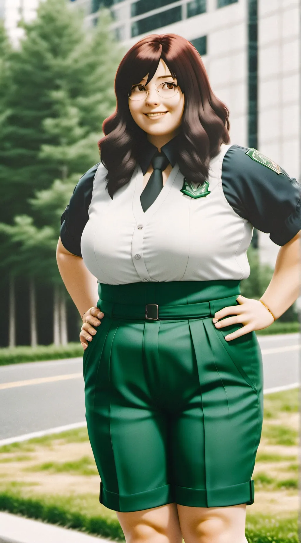 ai character: My hero academia  background