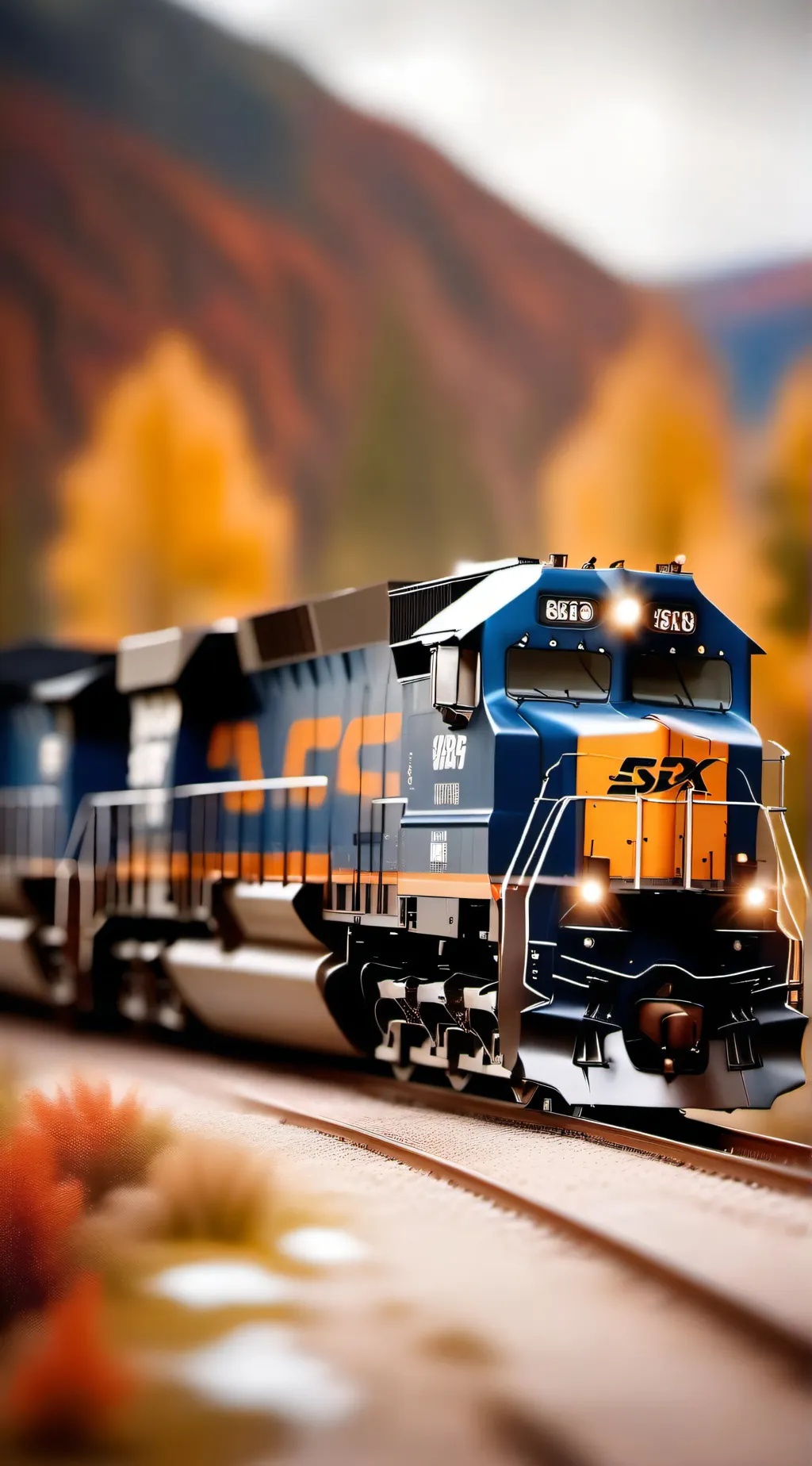 ai character: csx x bnsf background