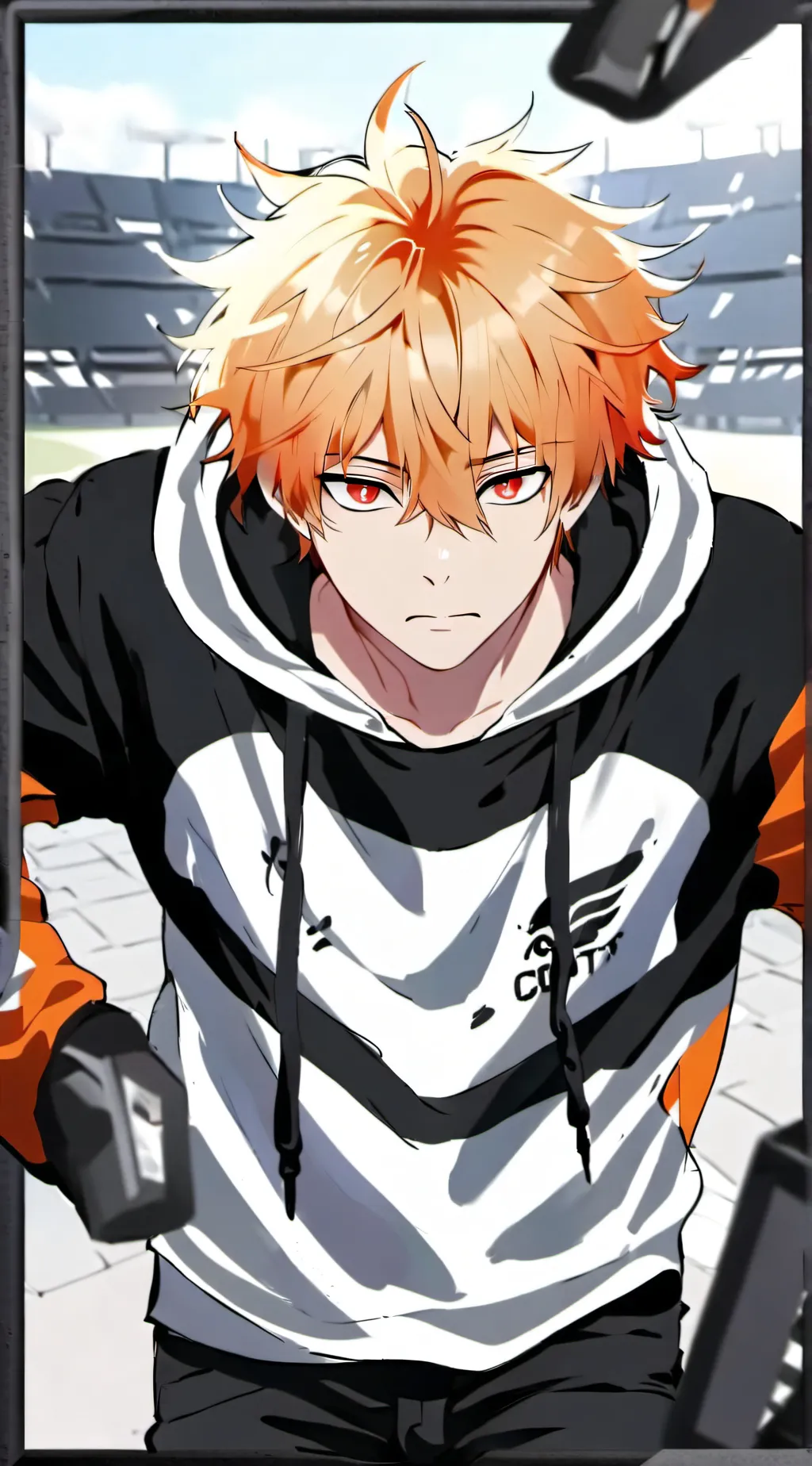 ai character: Bakugo katsuki background