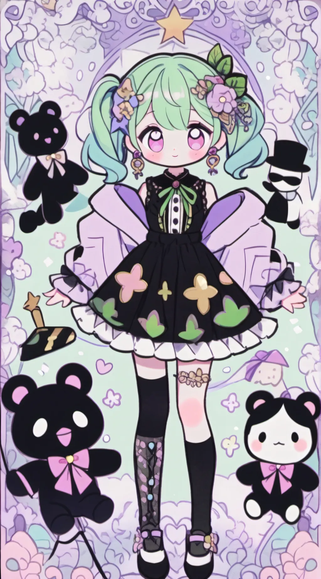 ai character: puppet mha background